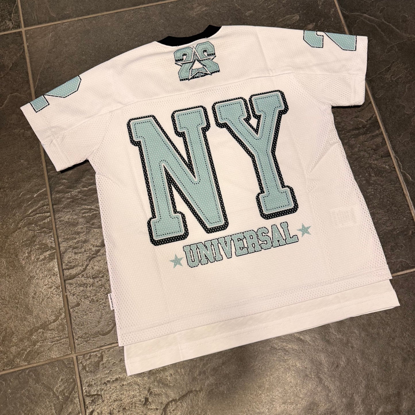 CB T-SHIRT MESH 22NY BIANCO - T-shirt bimbo - CIANOTIC