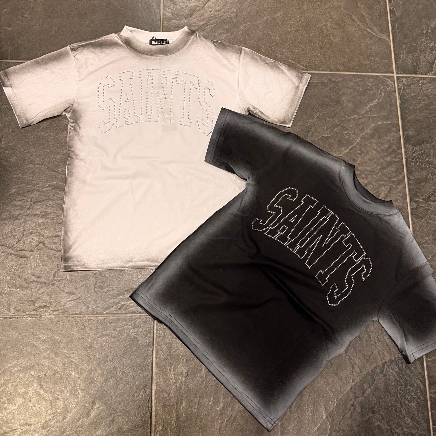 A8804 TSHIRT SAINTS BIMBO BIANCA - T-shirt bimbo -