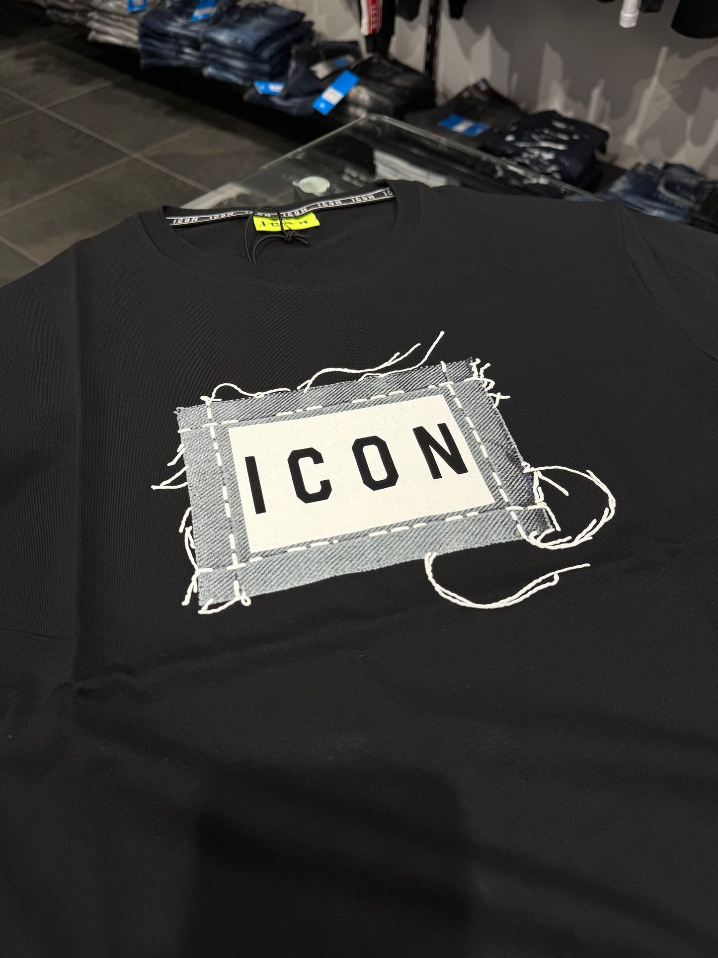 ICUS2S5T058 T-SHIRT ICON NERA - T-shirt uomo - icon