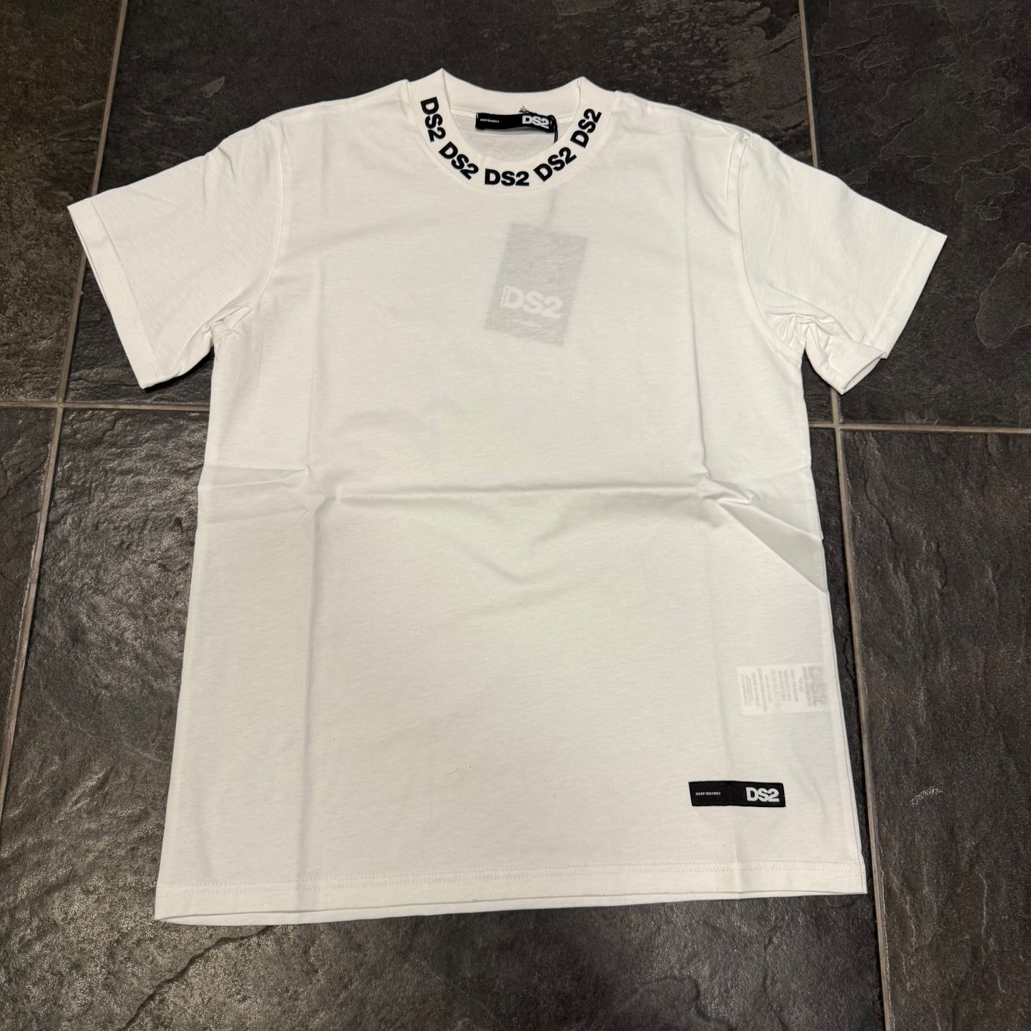 FW25224 T-SHIRT DS2 BIANCA - T-shirt uomo - DROP SEASON 2