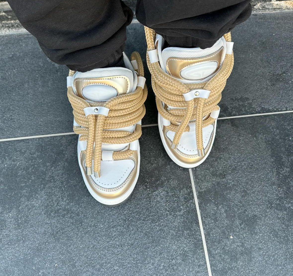 SNAKE ORO - Scarpe donna - GIOSELIN