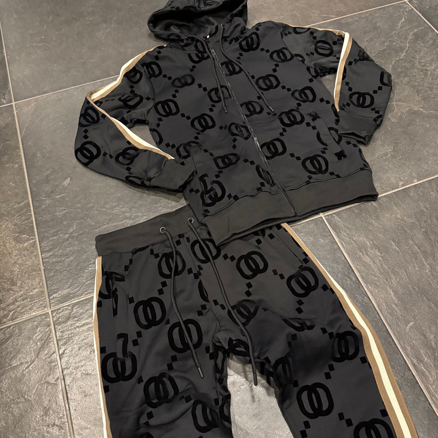 FF-5973A TUTA NERA - tuta uomo -