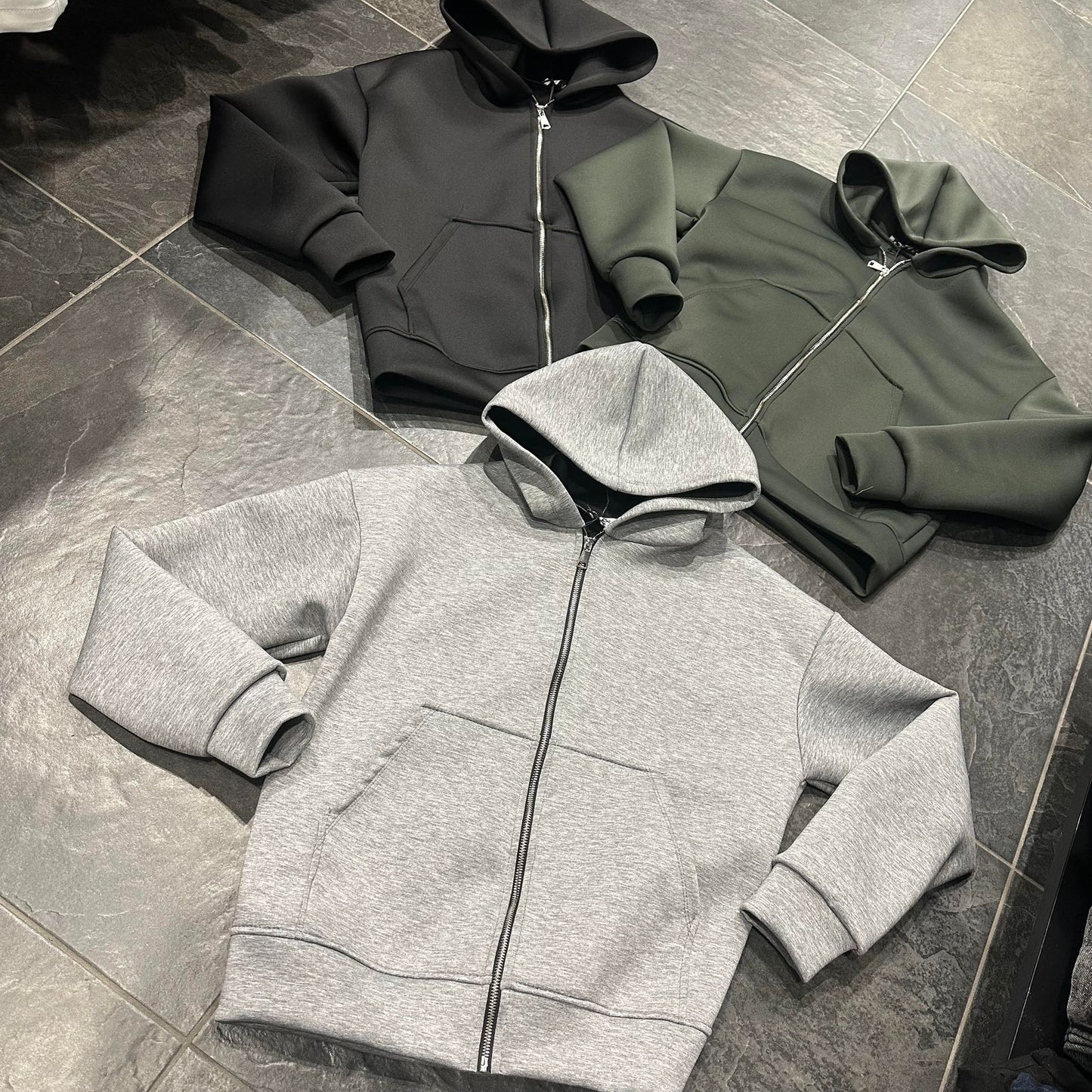 MA577 FELPA GRIGIO - Felpe unisex - F&A