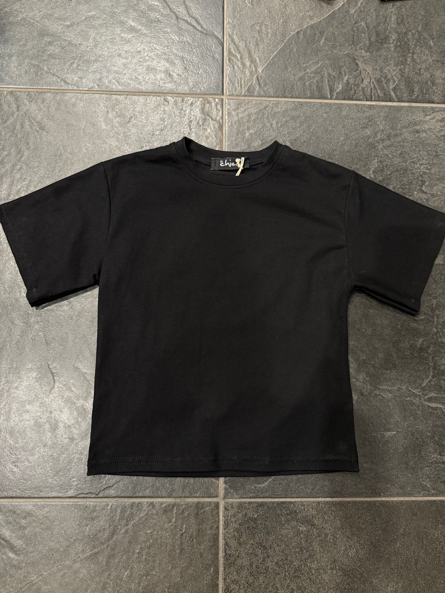 213 T-SHIRT BIMBO NERA - T-shirt bimbo - IO CHICO