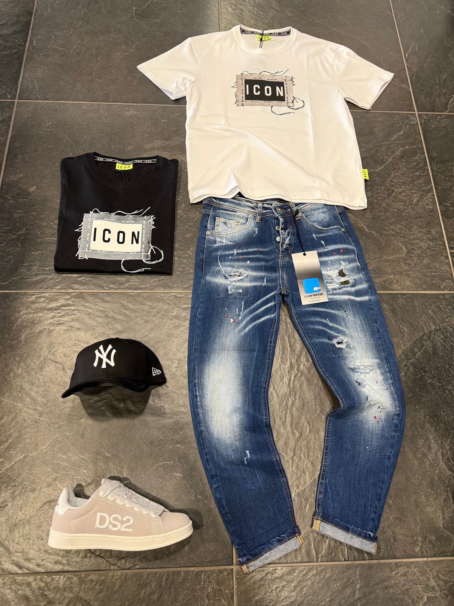 NEW FIT D25 BLUE - Jeans uomo - CIANOTIC