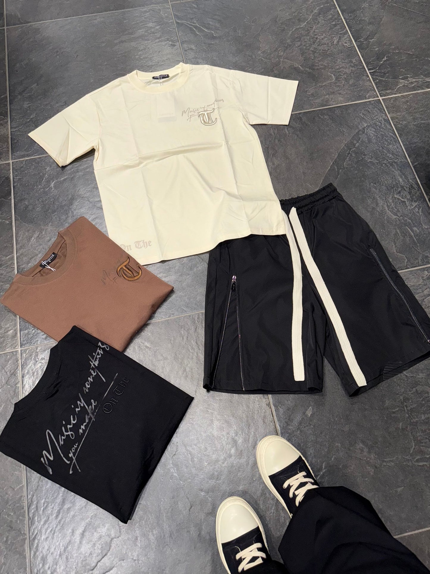 YN2-660C T-SHIRT UOMO BROWN - T-shirt uomo -