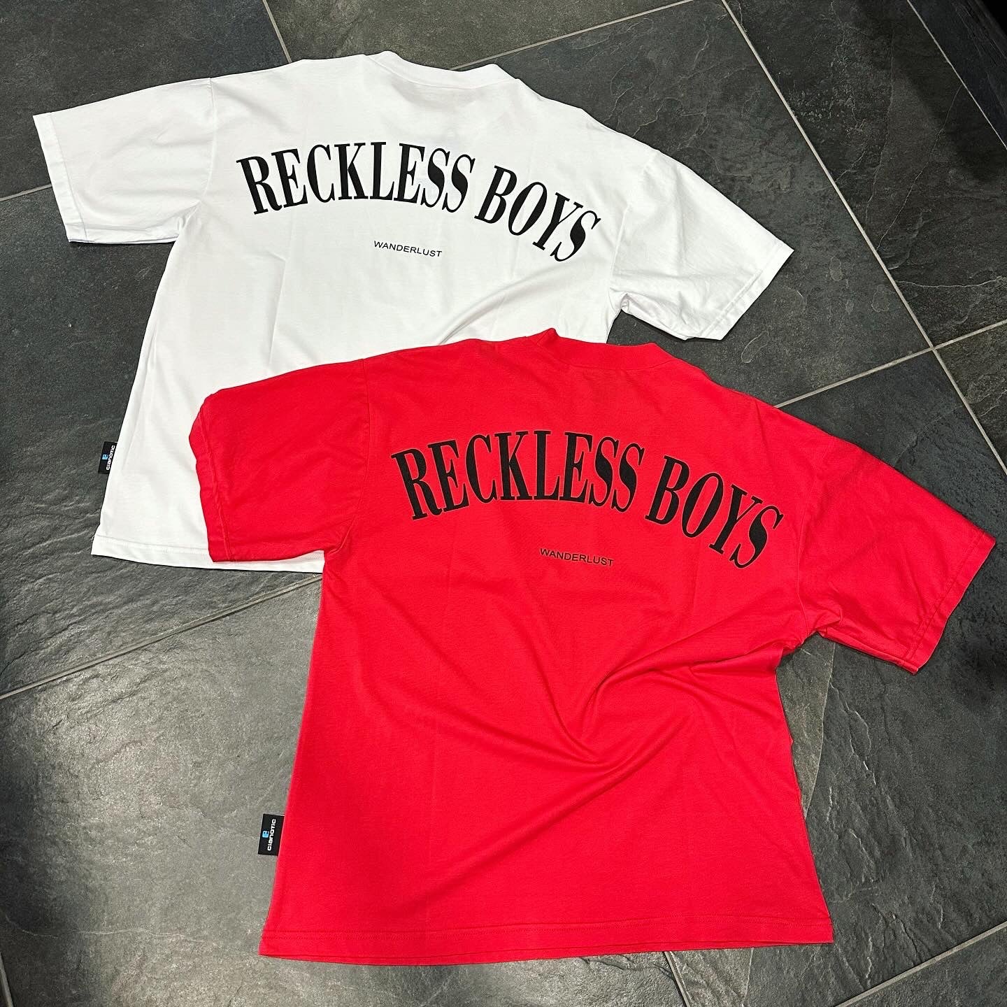 T/CROP-BOYS ROSSA - T-shirt uomo - CIANOTIC