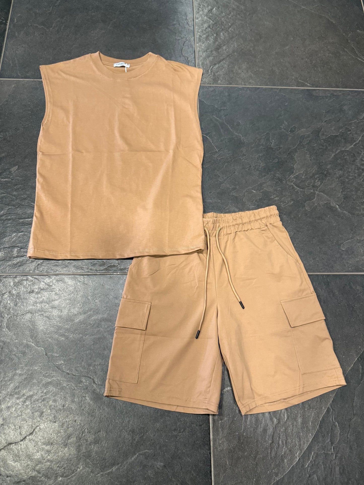 CANOTTA BASIC CAFFE' - T-shirt uomo -