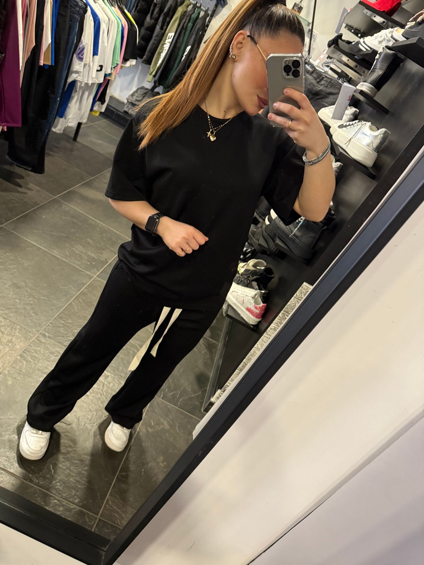 3082 COORDINATO NERO - Completi & Coordinati -
