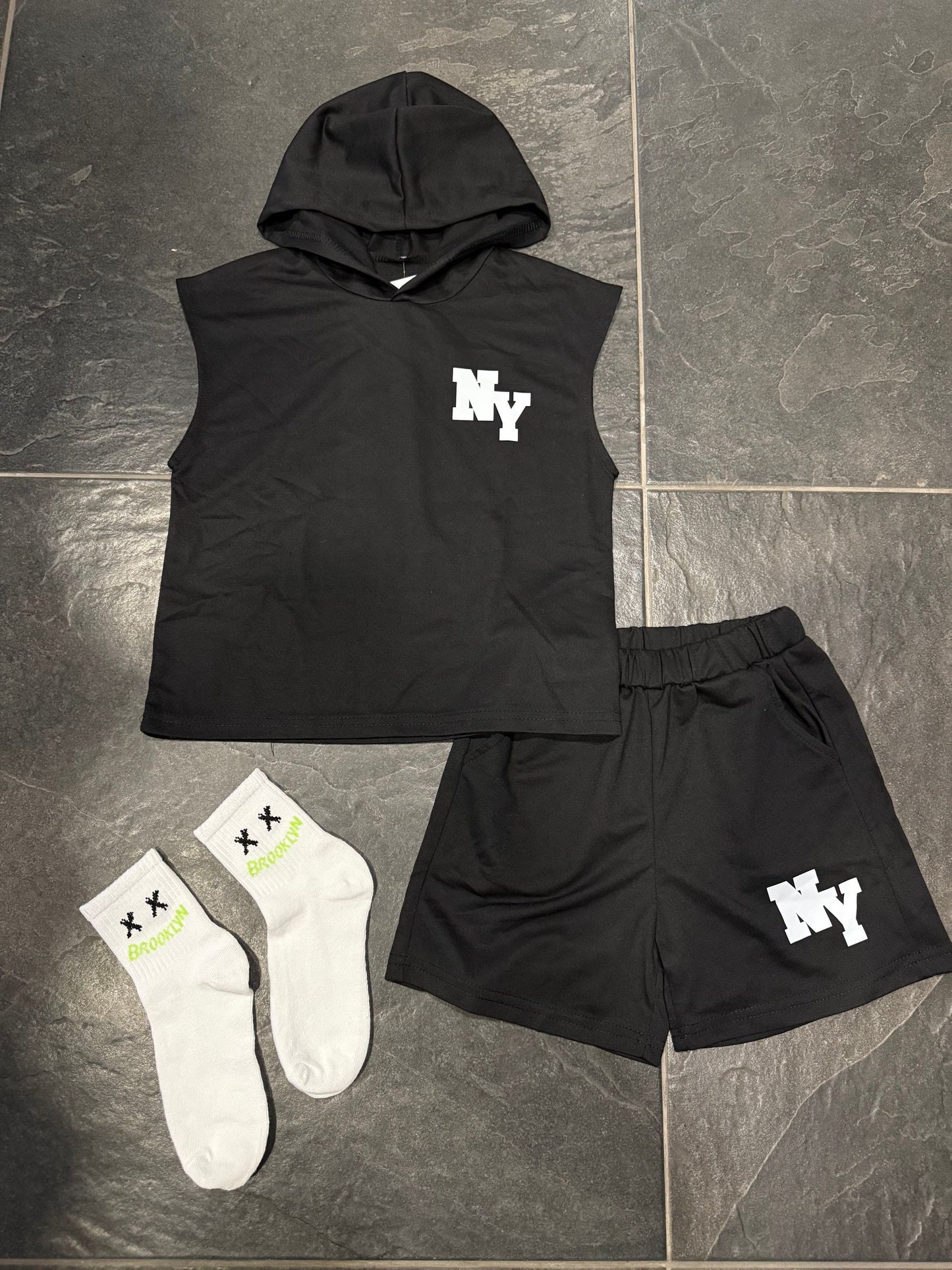 COMPLETO NY NERO - Completo bimbo -