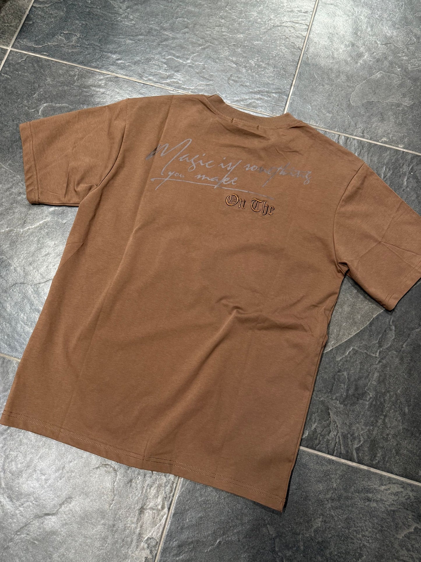 YN2-660C T-SHIRT UOMO BROWN - T-shirt uomo -