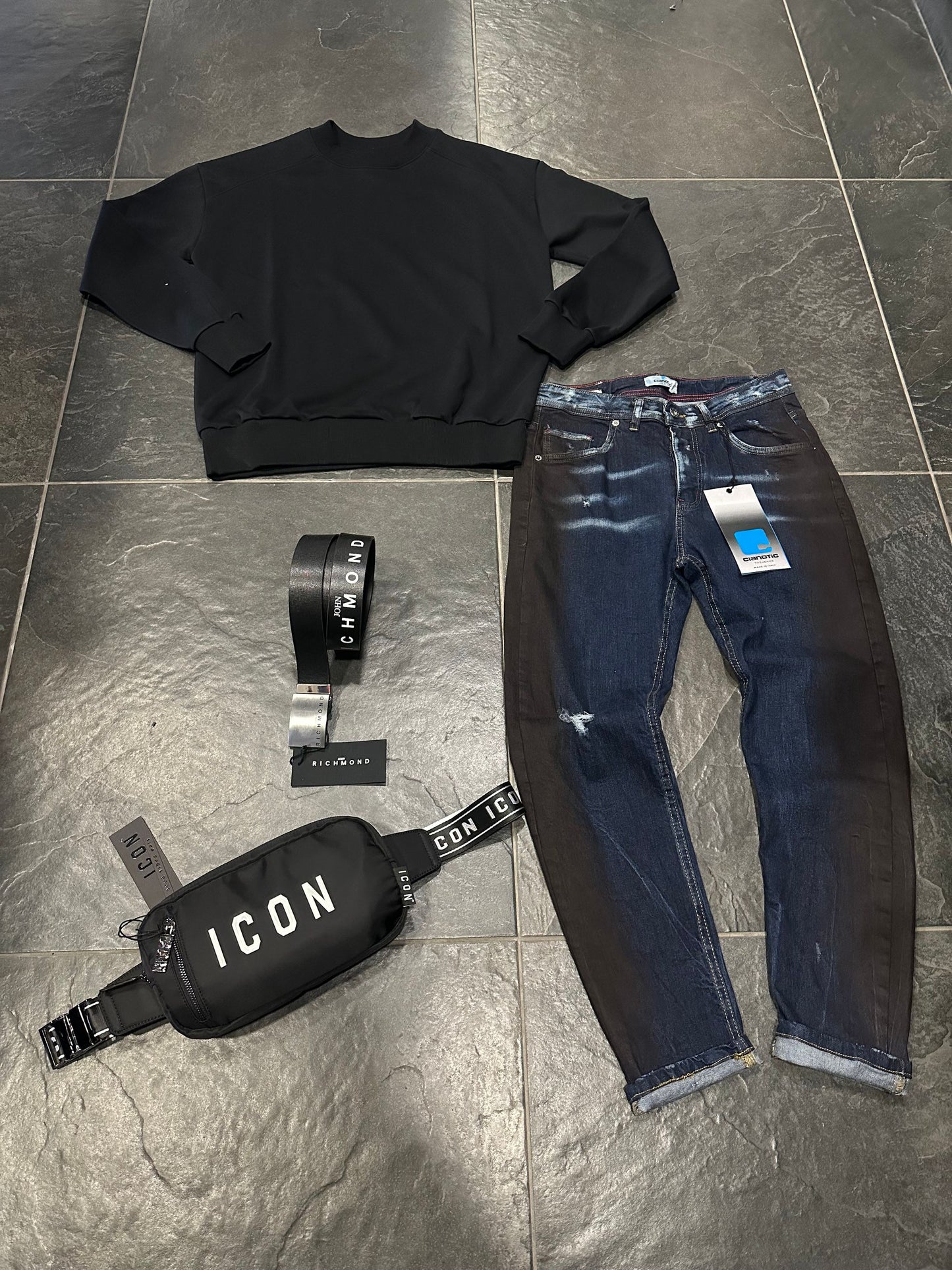 NEW FIT TH BLUE - Jeans uomo - CIANOTIC