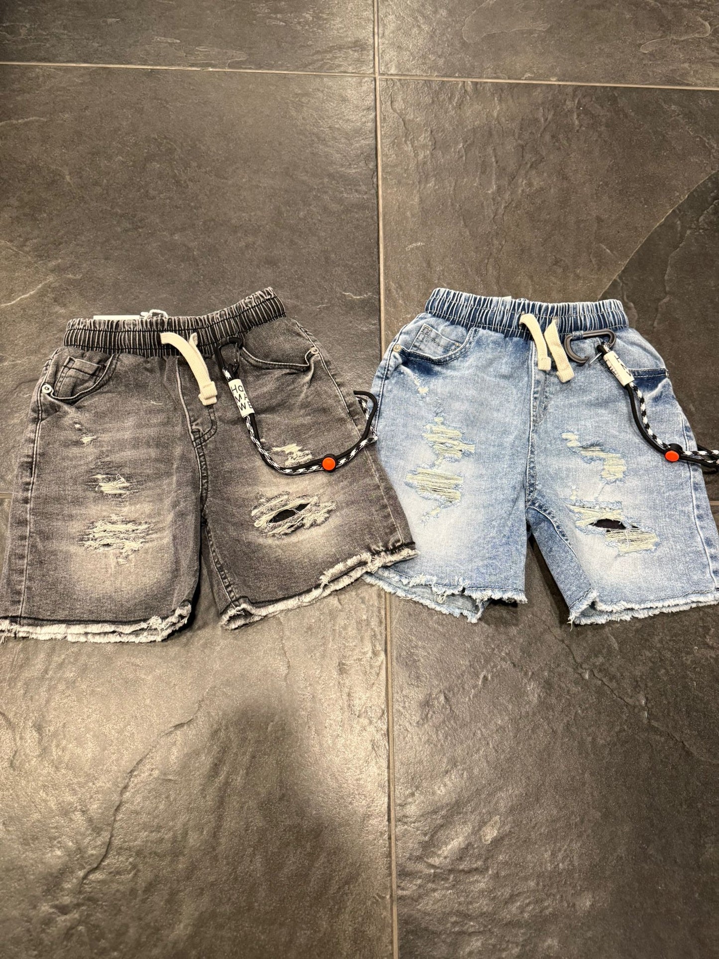 ST-9924 SHORT JEANS BIMBO BLU - short bimbo -