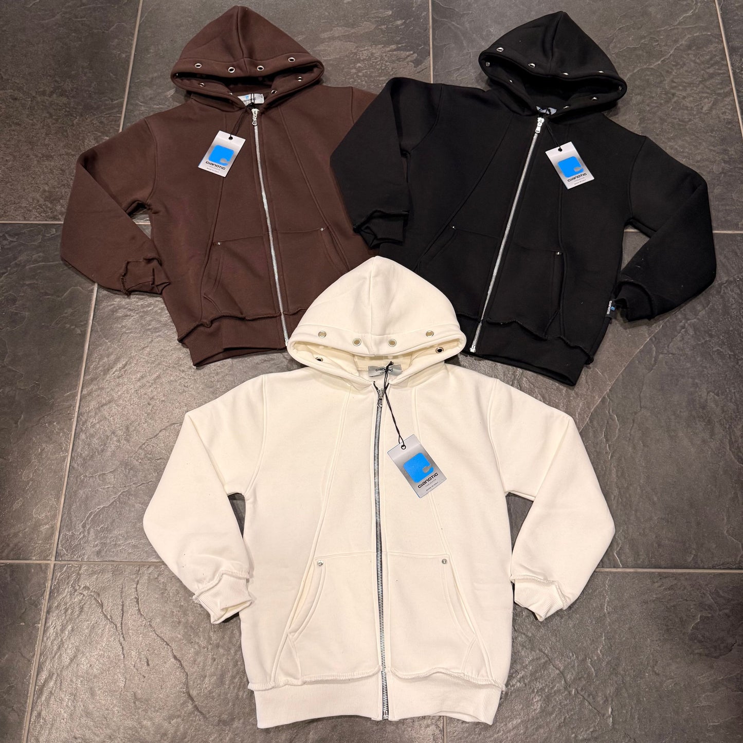 CB F/HOLLOW FRAME FELPA BIMBO MORO - felpa bimbo - CIANOTIC