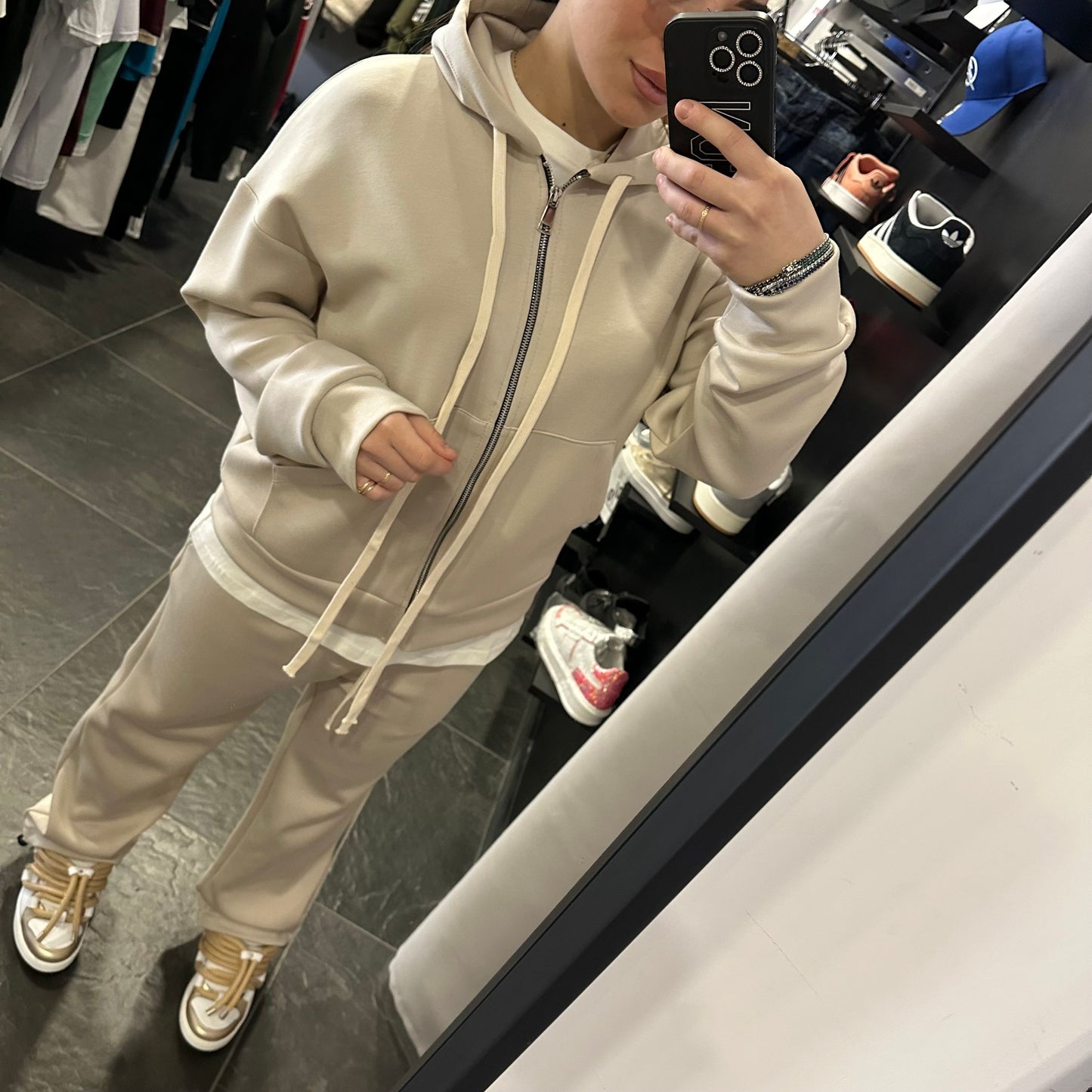 MA661 TUTA BASIC BEIGE - tute uomo -