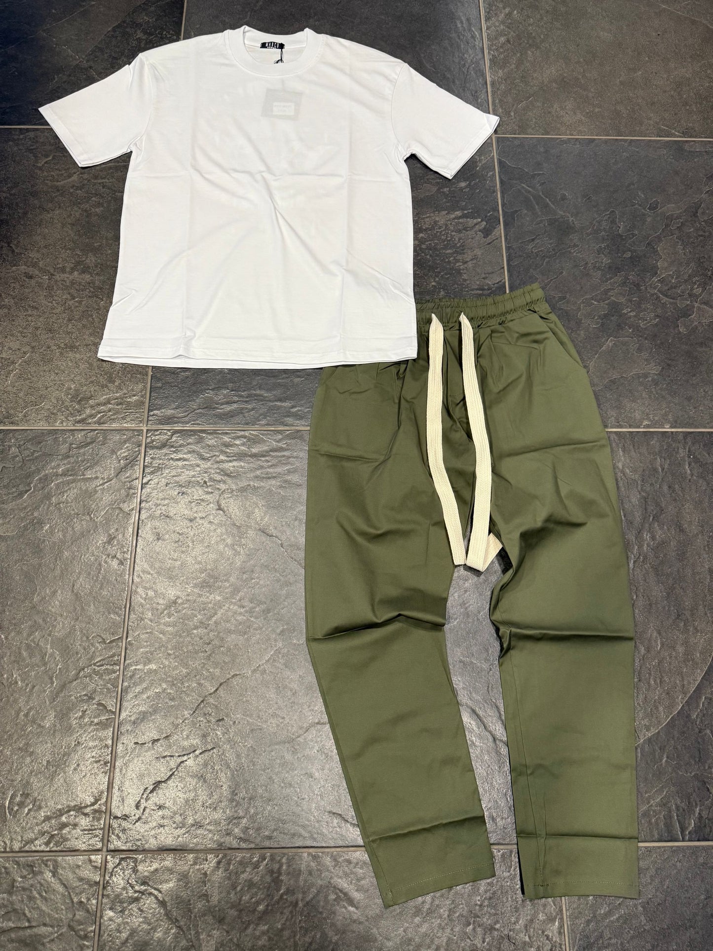 PA533 PANTALONE UOMO VERDE - pantalone uomo -