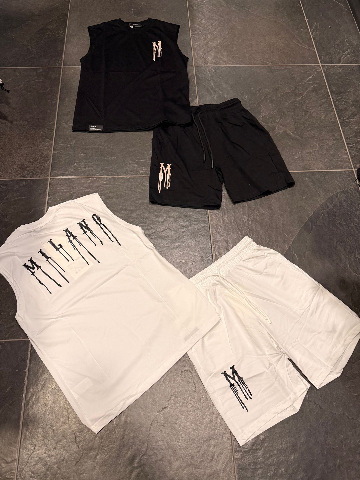 76116 COMPLETO BIANCO - Completo uomo -