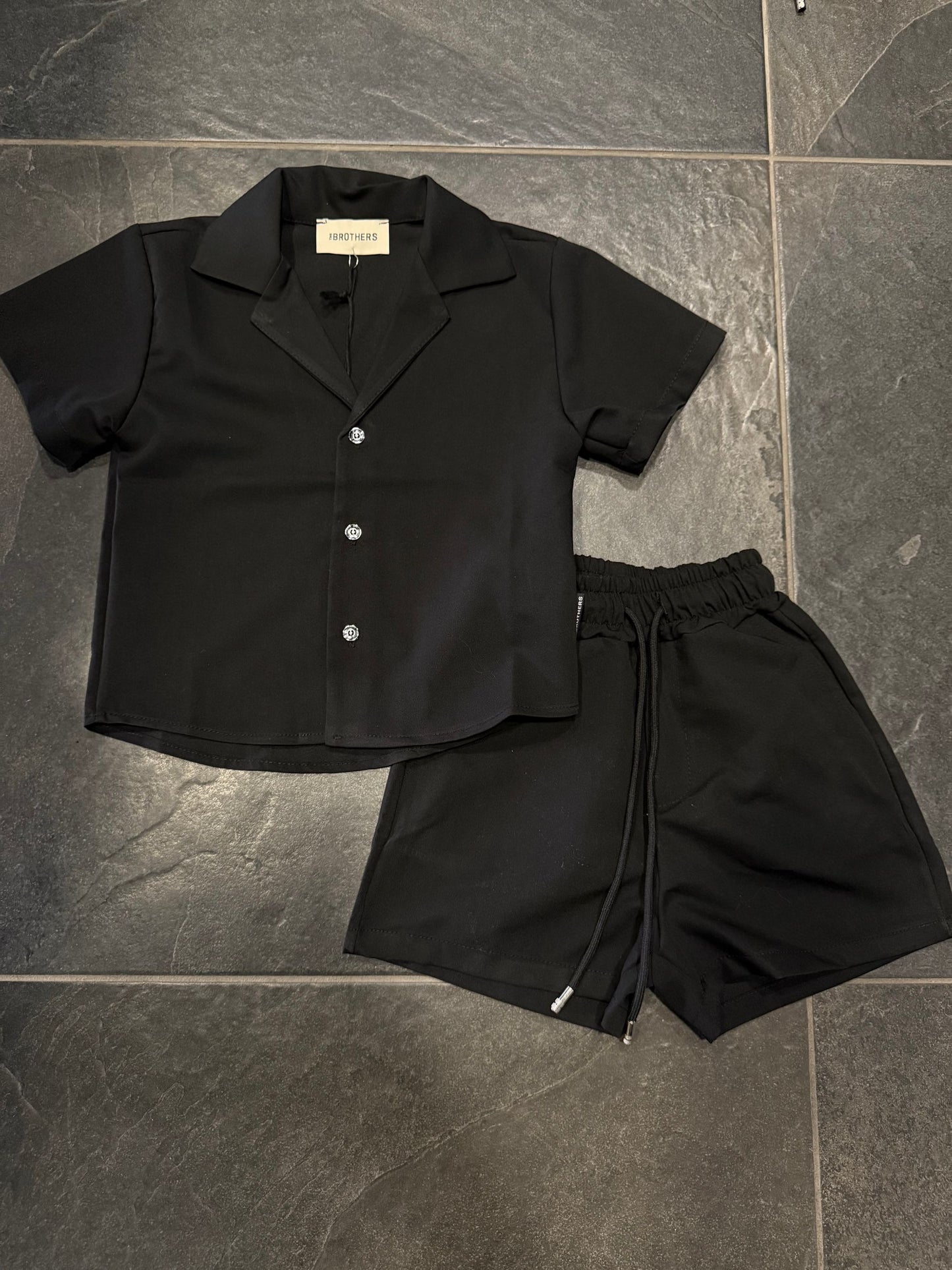CORDSET CALIFORNIA NERO - Coordinato bimbo/junior - BROTHERS