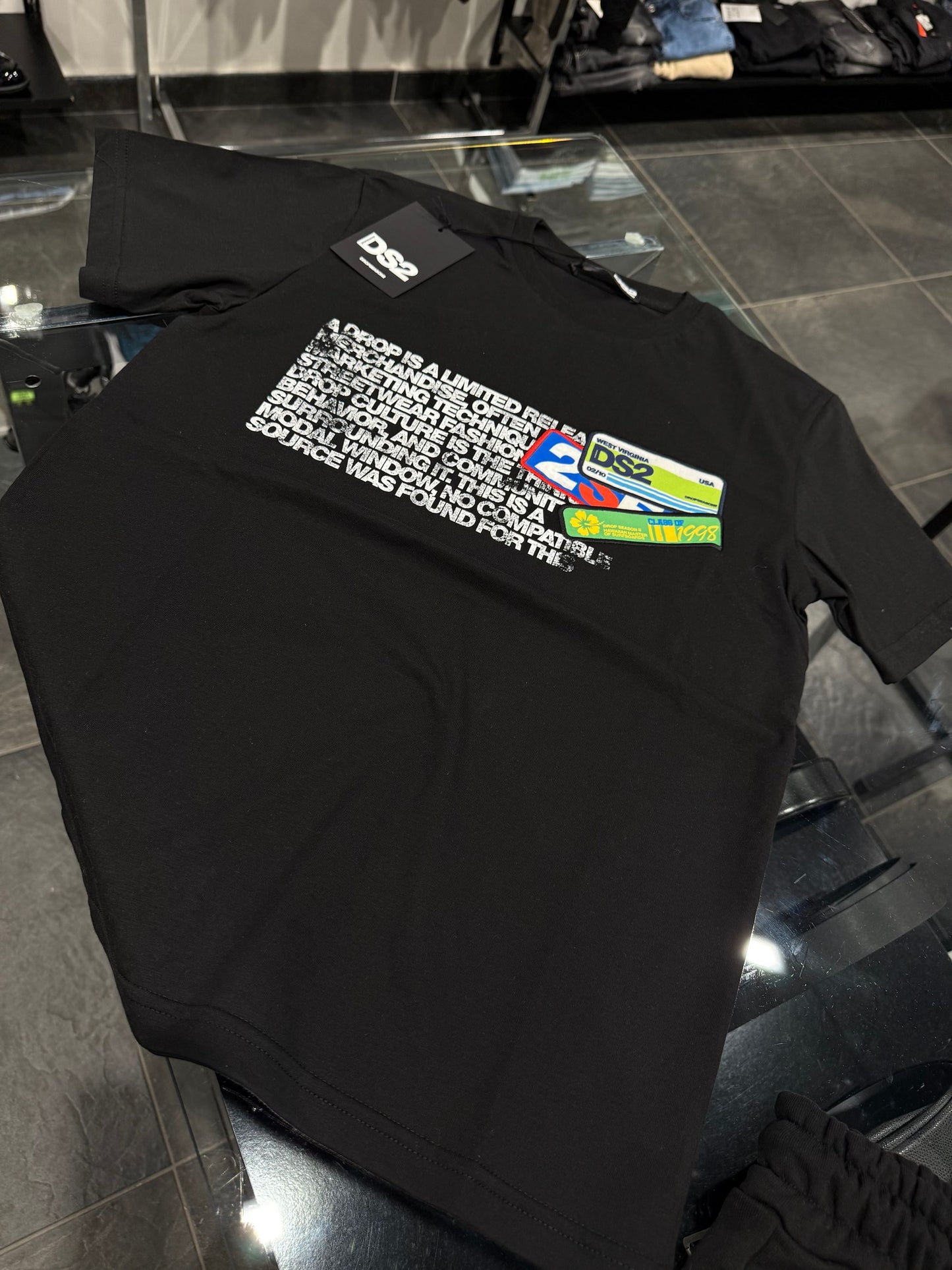 SS25227 COMPLETO DS2 NERO - Completo uomo - DROP SEASON 2