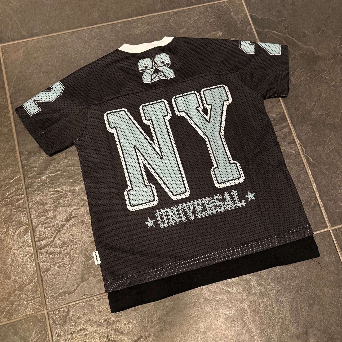 CB T-SHIRT MESH 22NY NERO - T-shirt bimbo - CIANOTIC