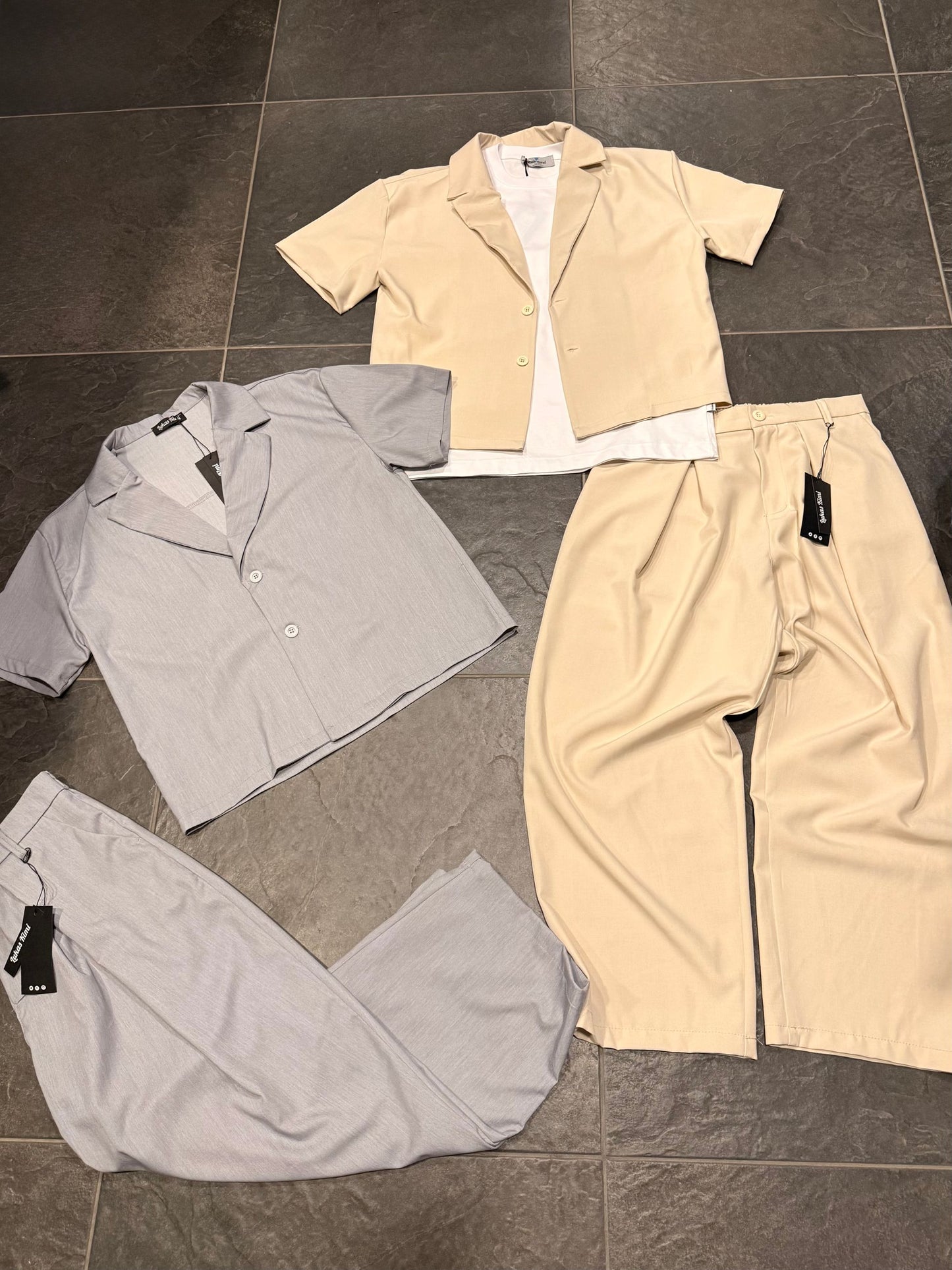 3200 COMPLETO UOMO GRIGIO - Completo uomo -