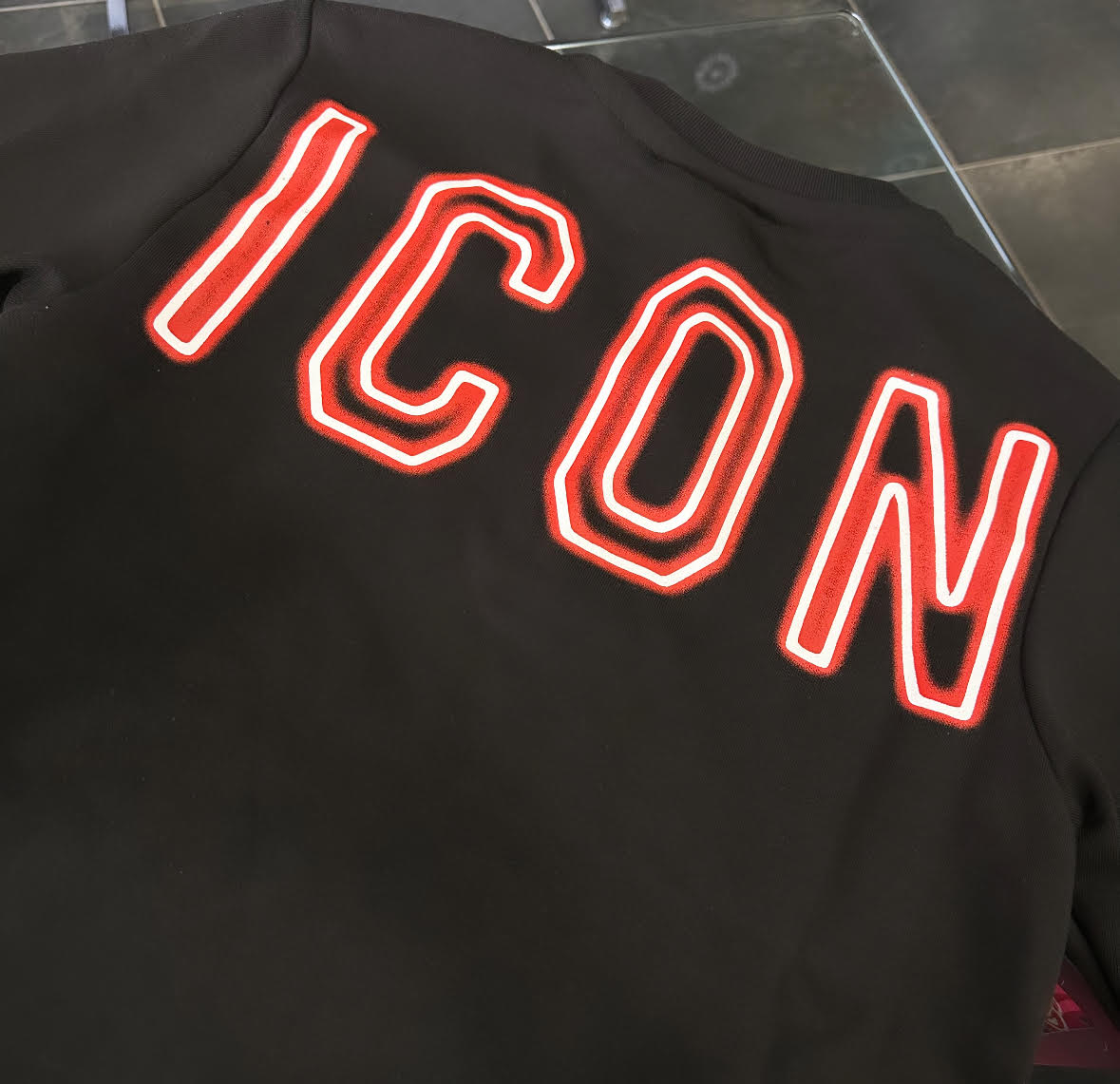 IU9138F FELPA ICON NERA - Felpe uomo - icon