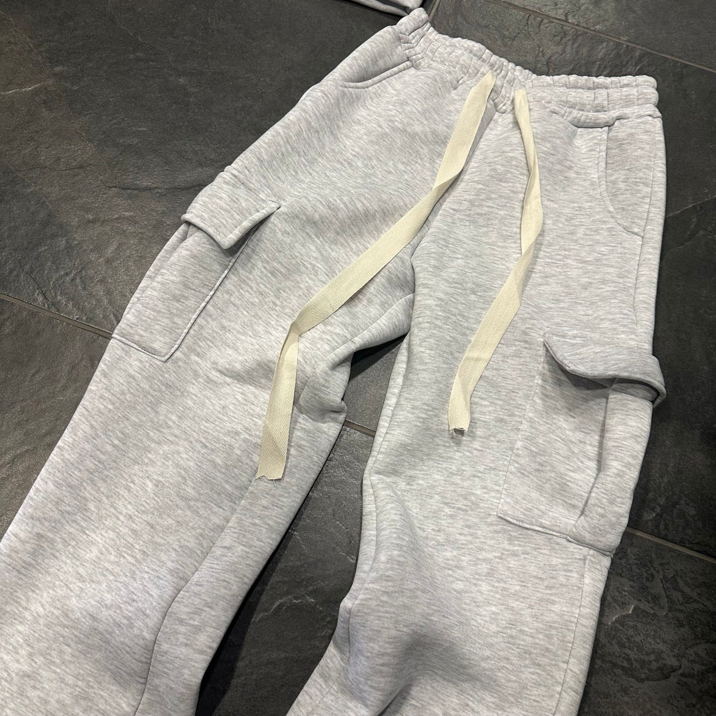 2972 PANTATUTA CARGO GRIGIO NIKE - pantatuta uomo - LUKAS KIMI