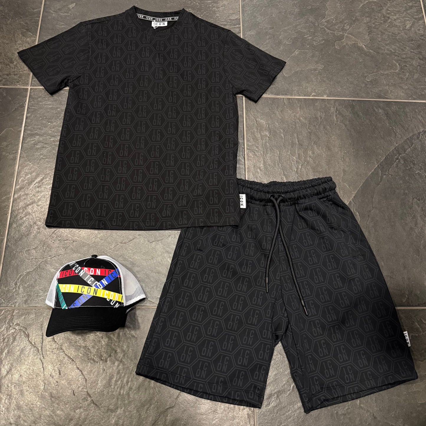 IUT039 T-SHIRT ICON NERA - T-shirt uomo - icon