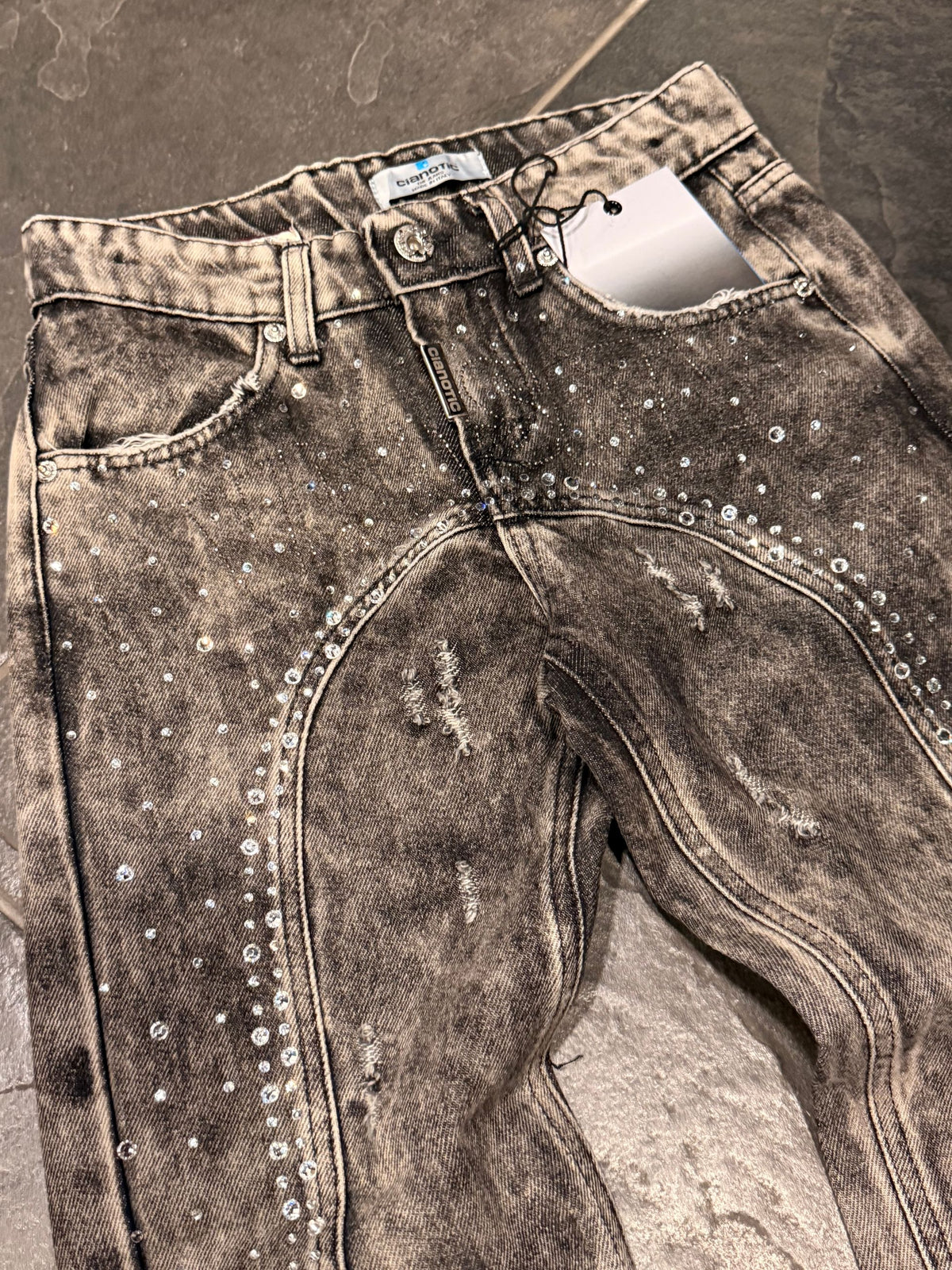 CB BAGGY VARSITY - JEANS BIMBO - CIANOTIC