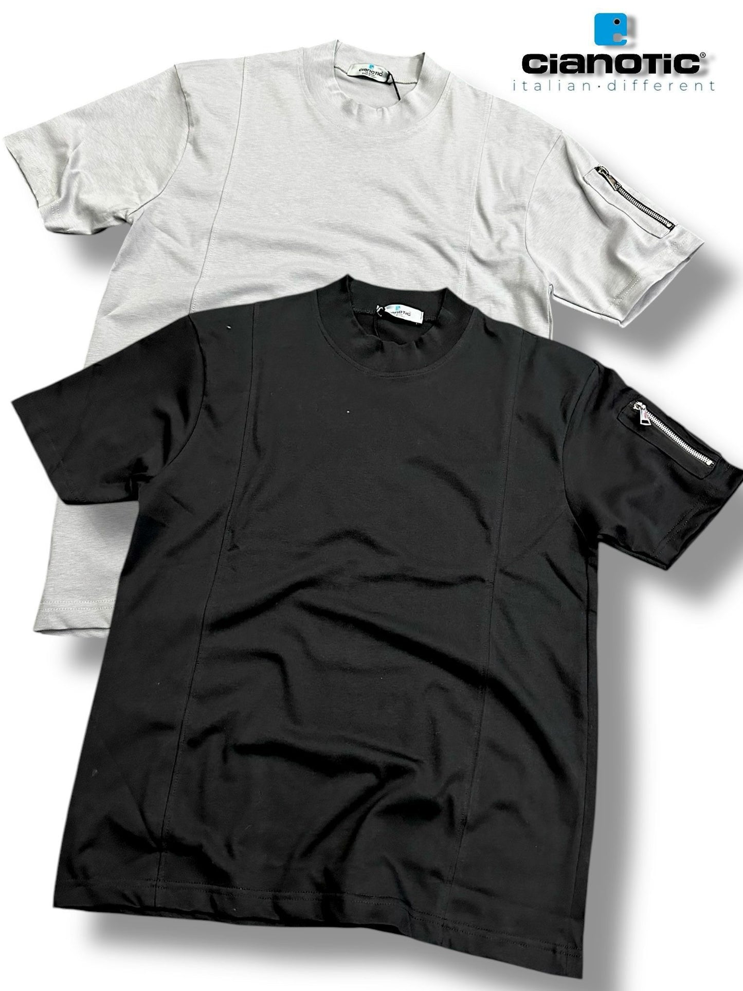 20010 T-SHIRT CIANOTIC NERA - T-shirt uomo - CIANOTIC