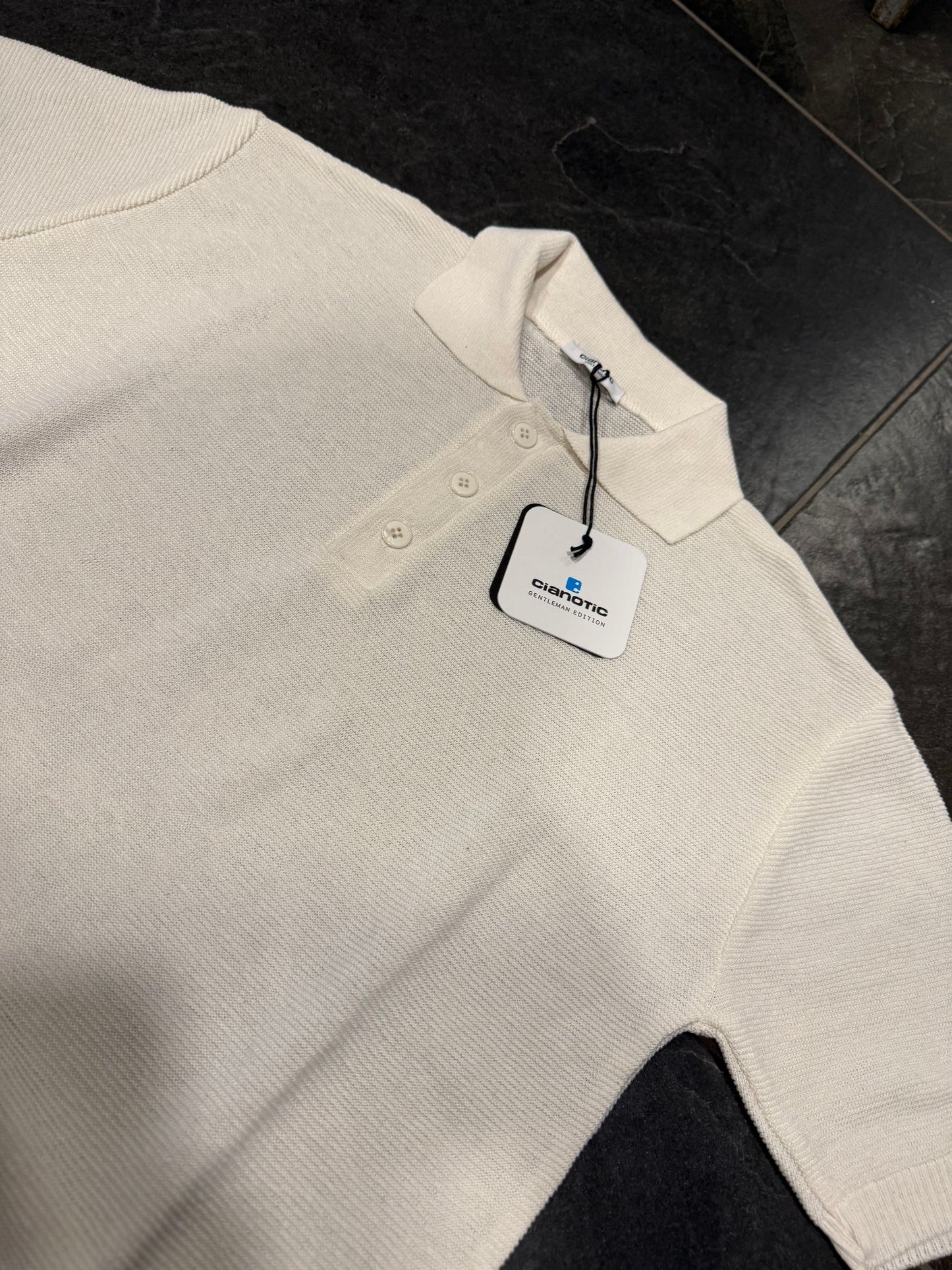 POLO BASIC REGULAR PANNA - T-Shirt e Polo - CIANOTIC