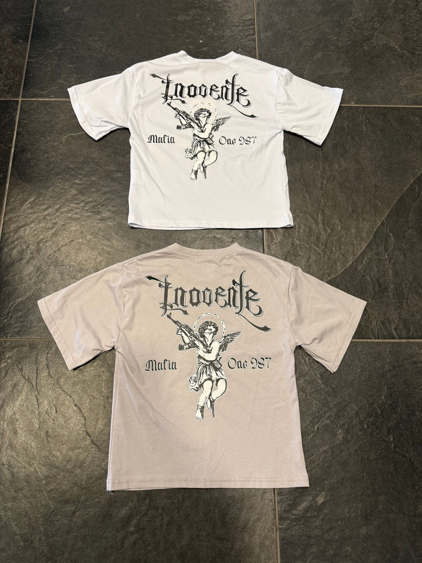 165 T-SHIRT BIMBO GRIGIO - T-shirt bimbo - IO CHICO