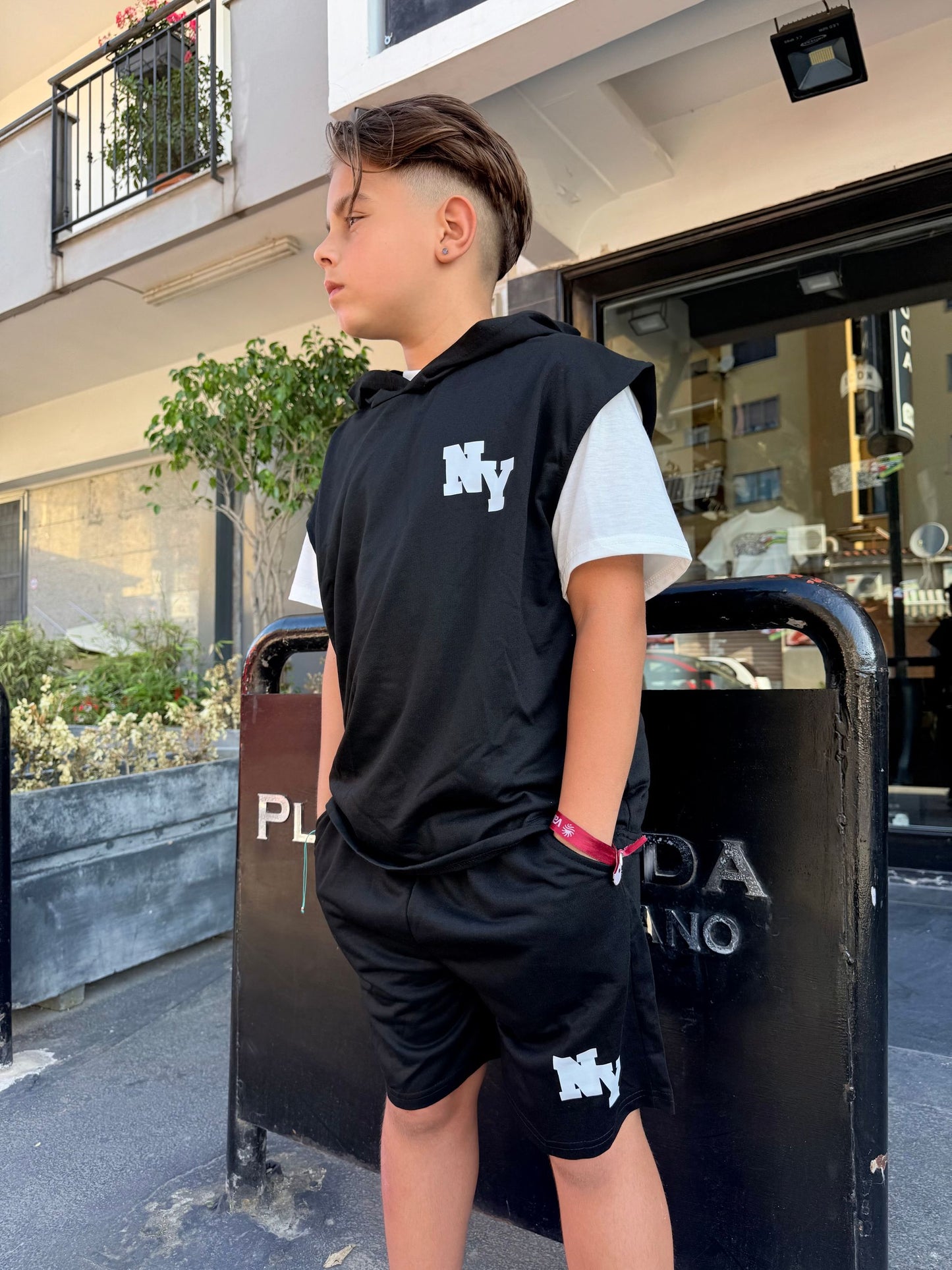 COMPLETO NY NERO - Completo bimbo -