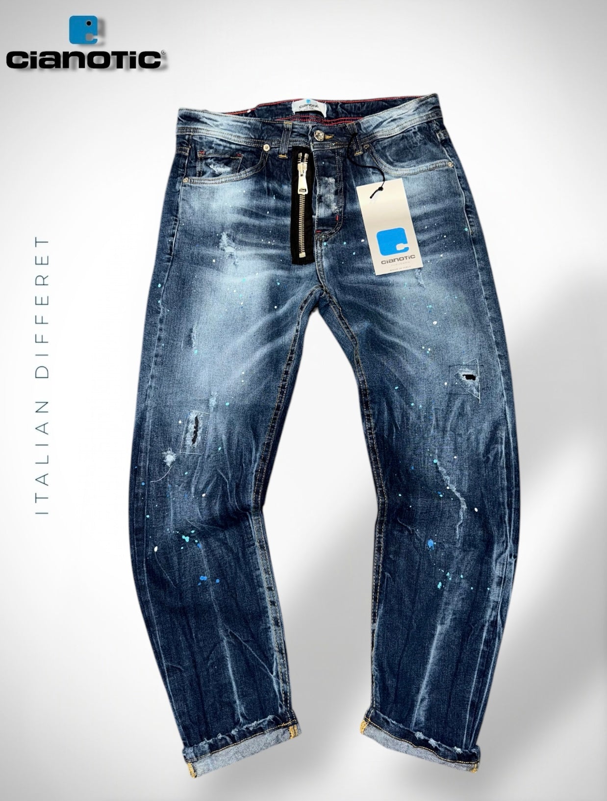 NEW FIT CLUB 30 BLU - Jeans uomo - CIANOTIC