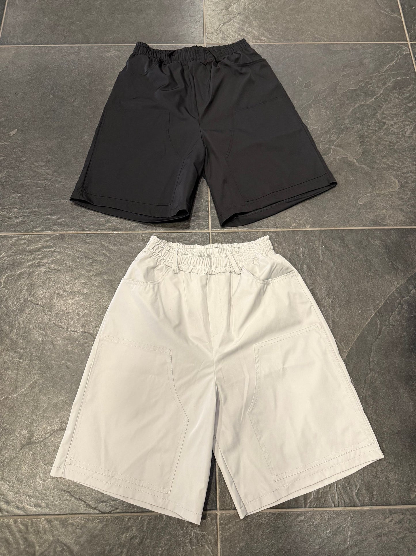 PA843 BERMUDA UOMO NERO - bermuda uomo -
