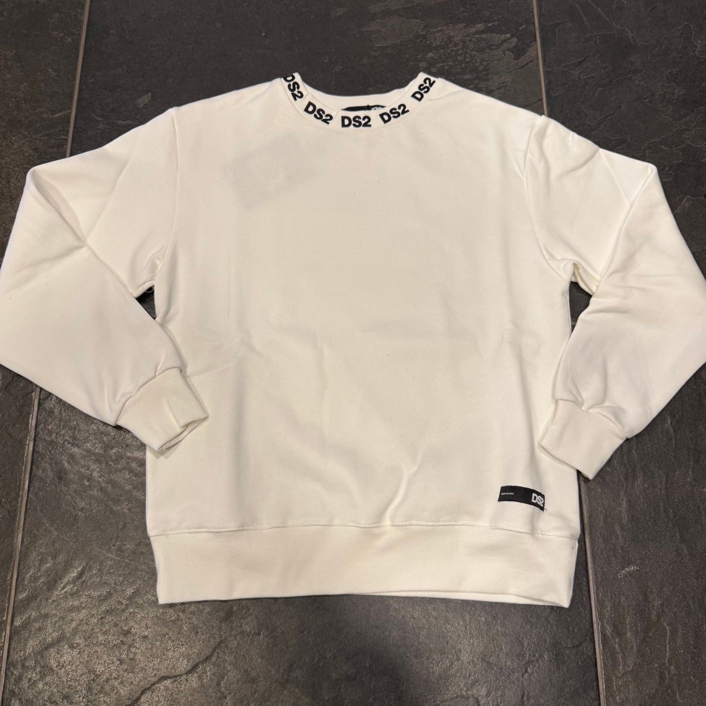 FW25223 FELPA DS2 BIANCA - FELPA UOMO - DROP SEASON 2