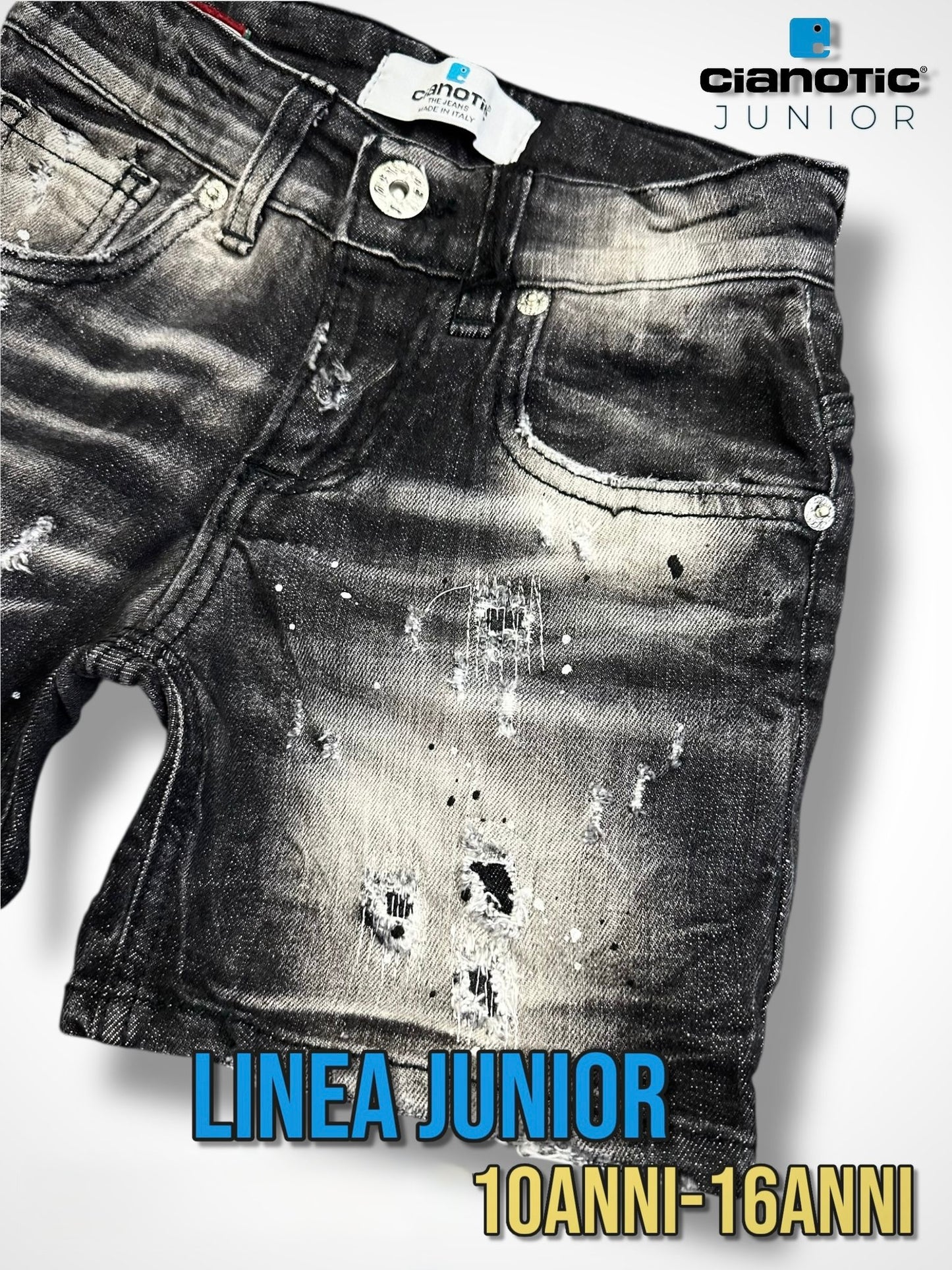 CB D125 BLACK - short bimbo - CIANOTIC
