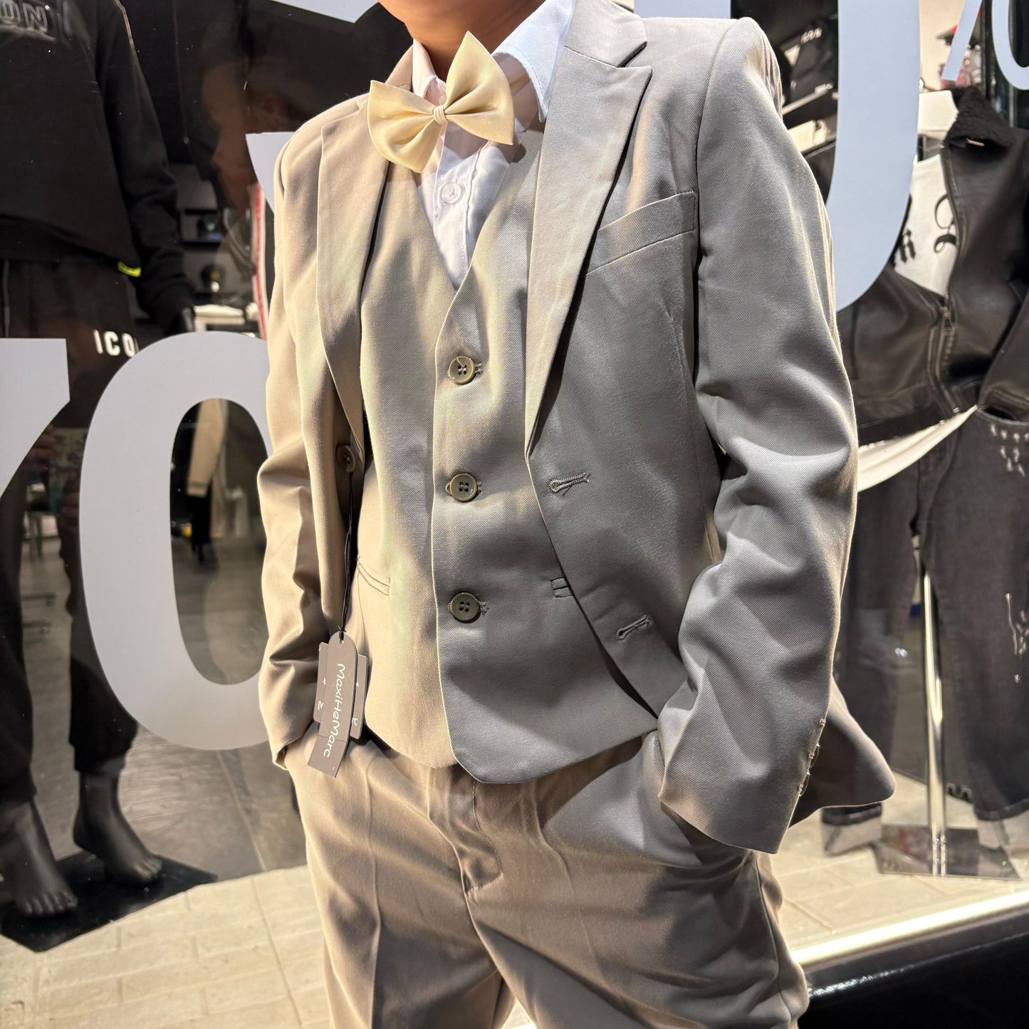 COMPLETO CLASSICO BIMBO BEIGE - Completi classici bimbo -