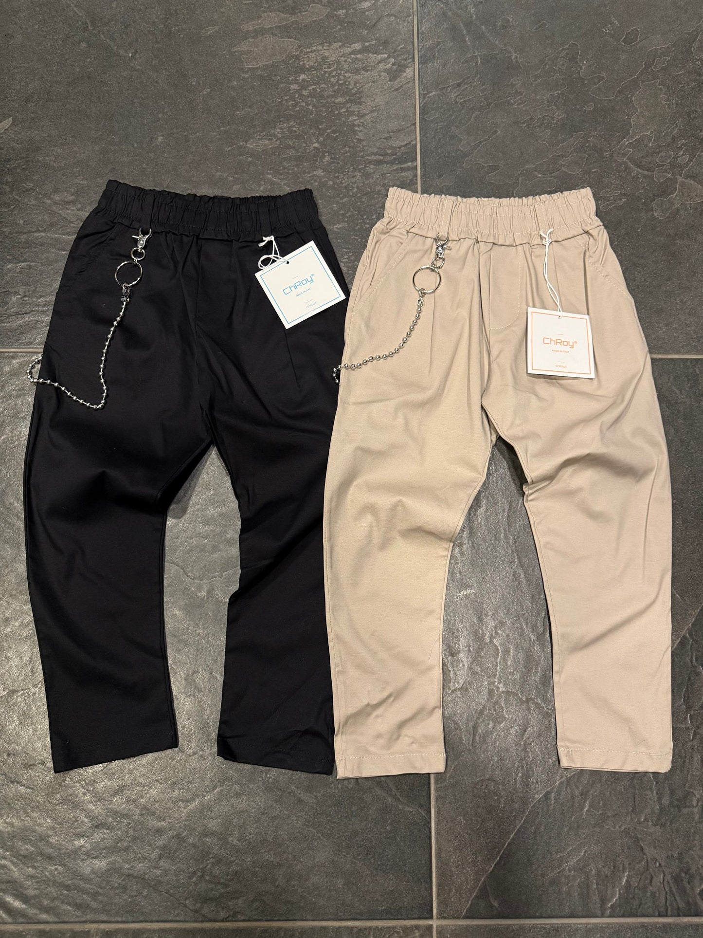 BM901 PANTALONE BIMBO NERO - Pantaloni bimbo -