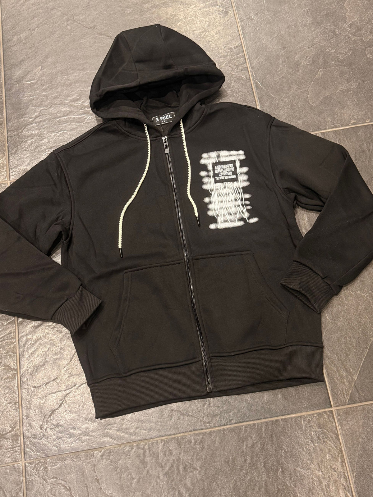 7525 FELPA UOMO NERA - FELPA UOMO -