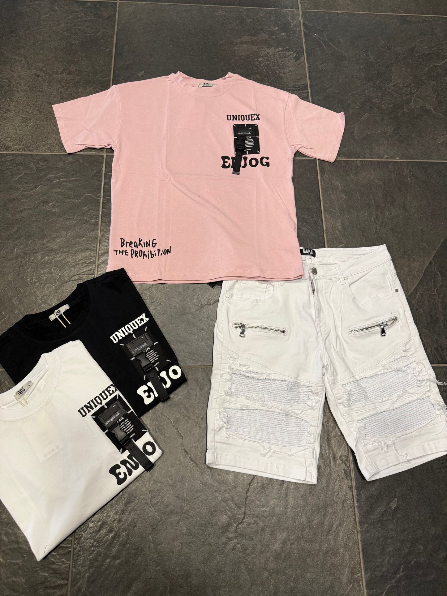 T-933 T-SHIRT ROSA - T-shirt uomo -