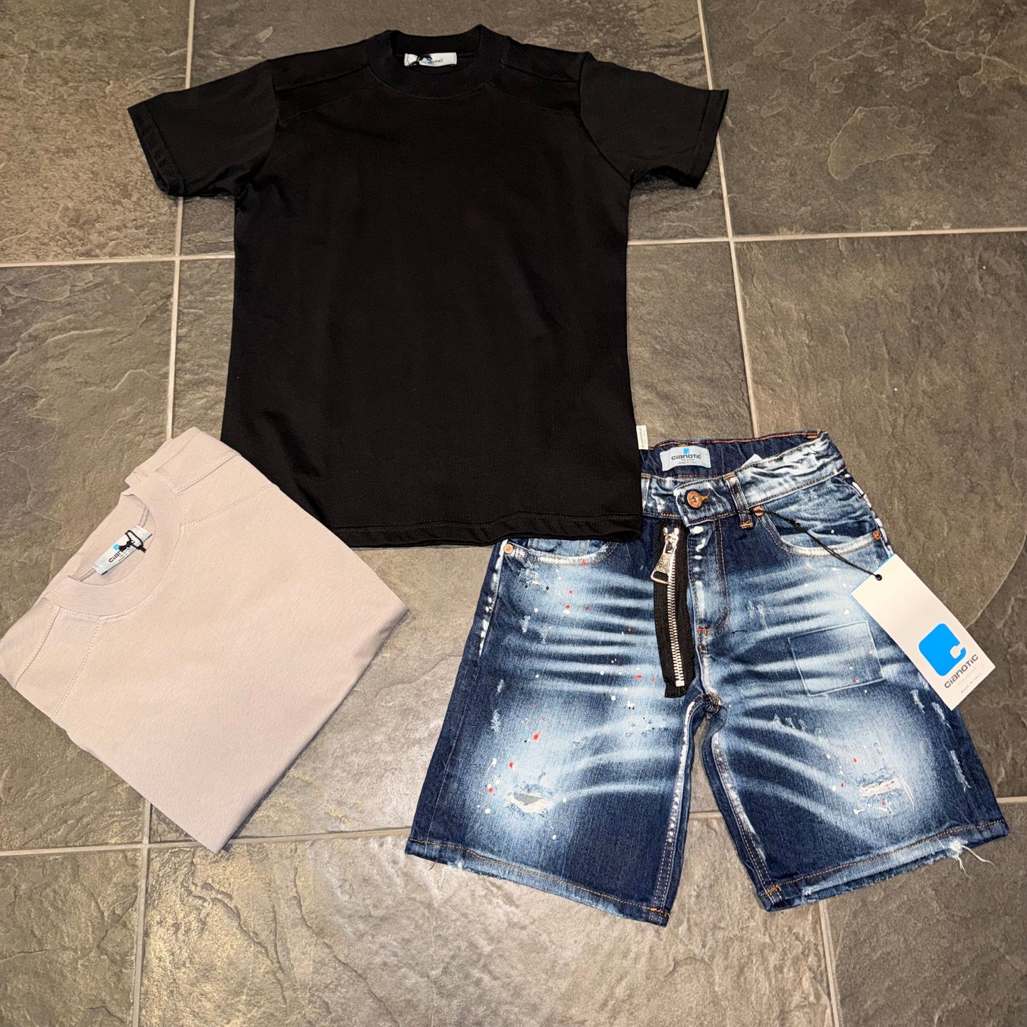 CB SHORT R01 BLUE - short bimbo - CIANOTIC