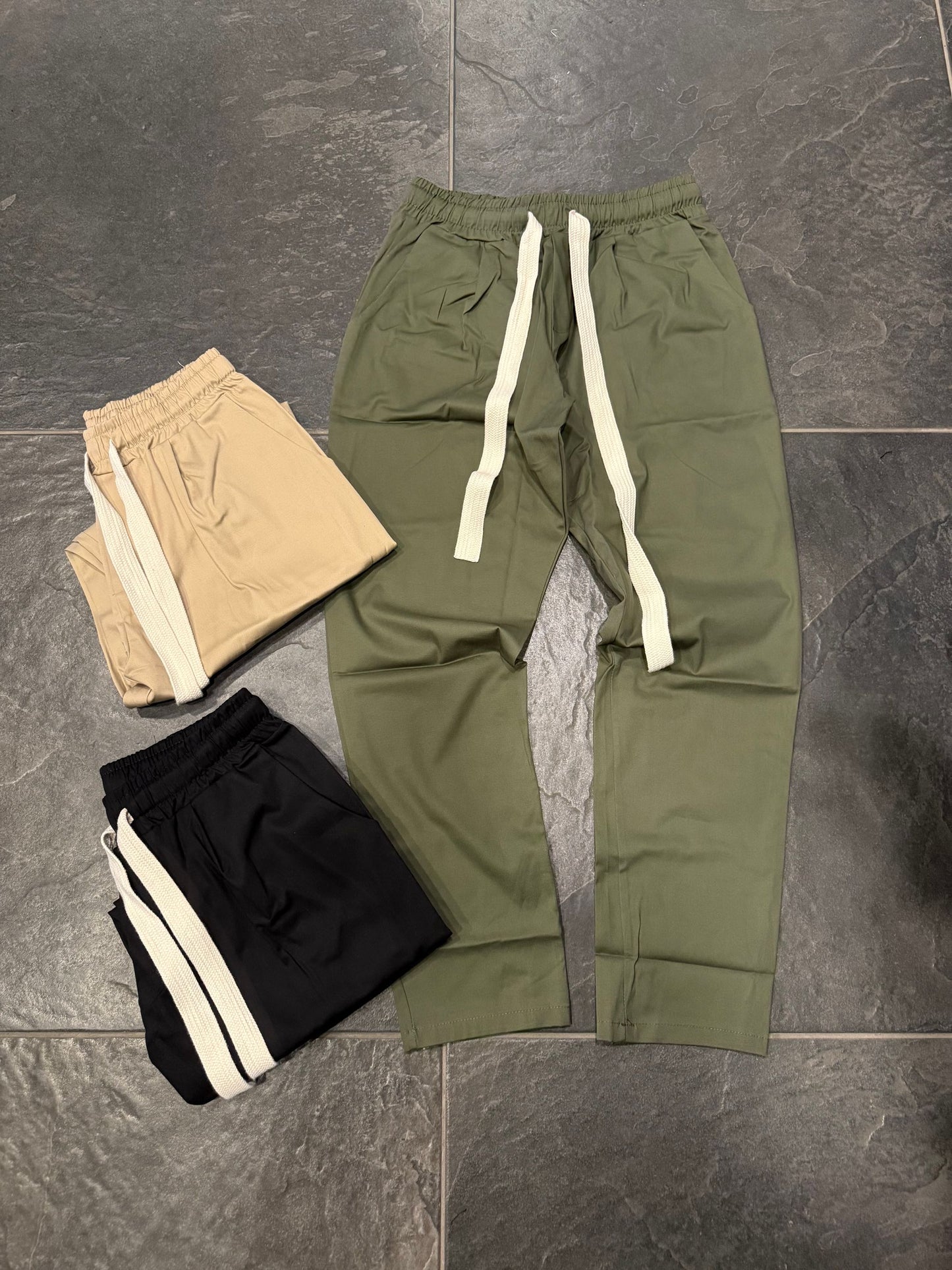 PA533 PANTALONE UOMO VERDE - pantalone uomo -