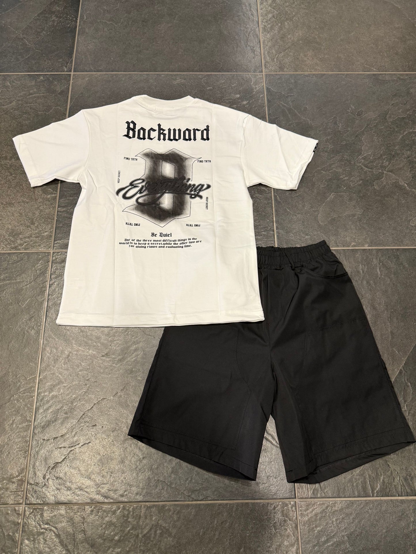 PA843 BERMUDA UOMO NERO - bermuda uomo -
