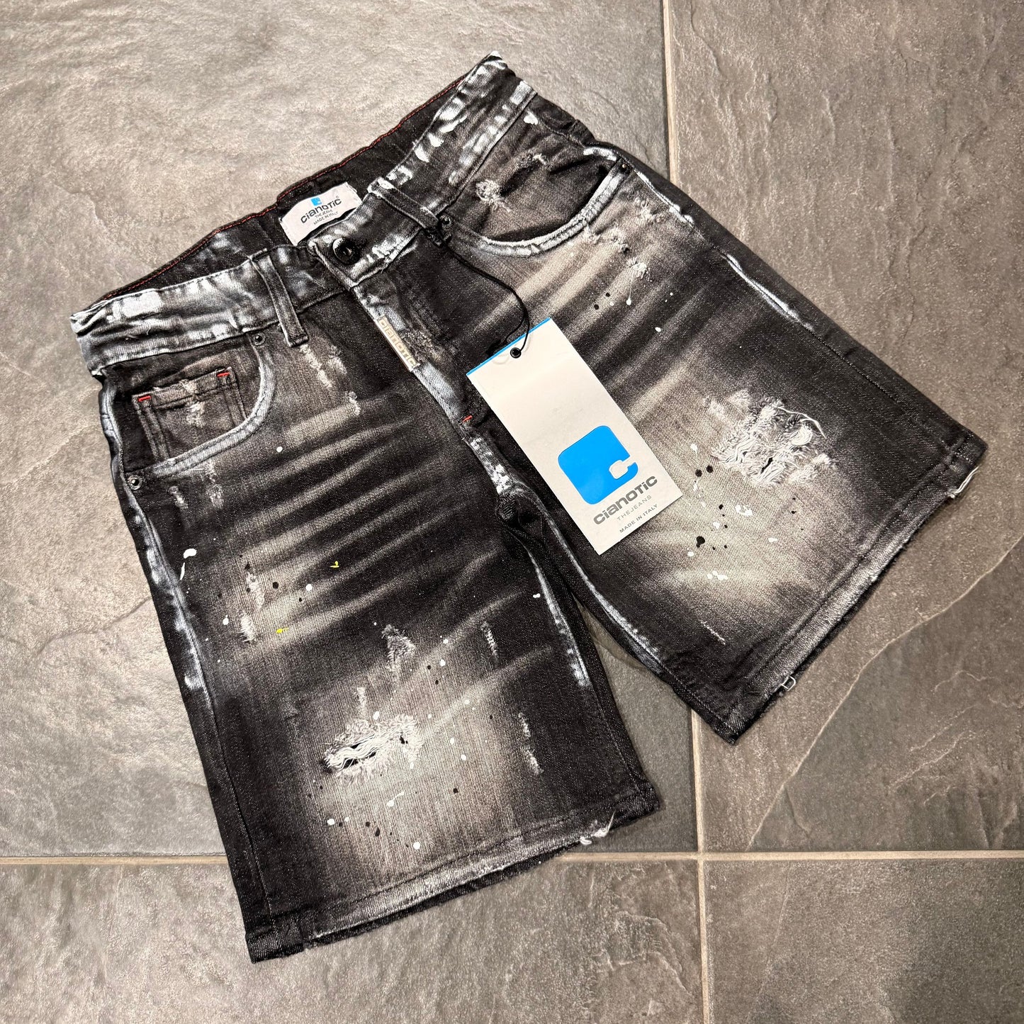 SHORT CB DR99 SHORT JUNIOR BLACK - short bimbo - CIANOTIC