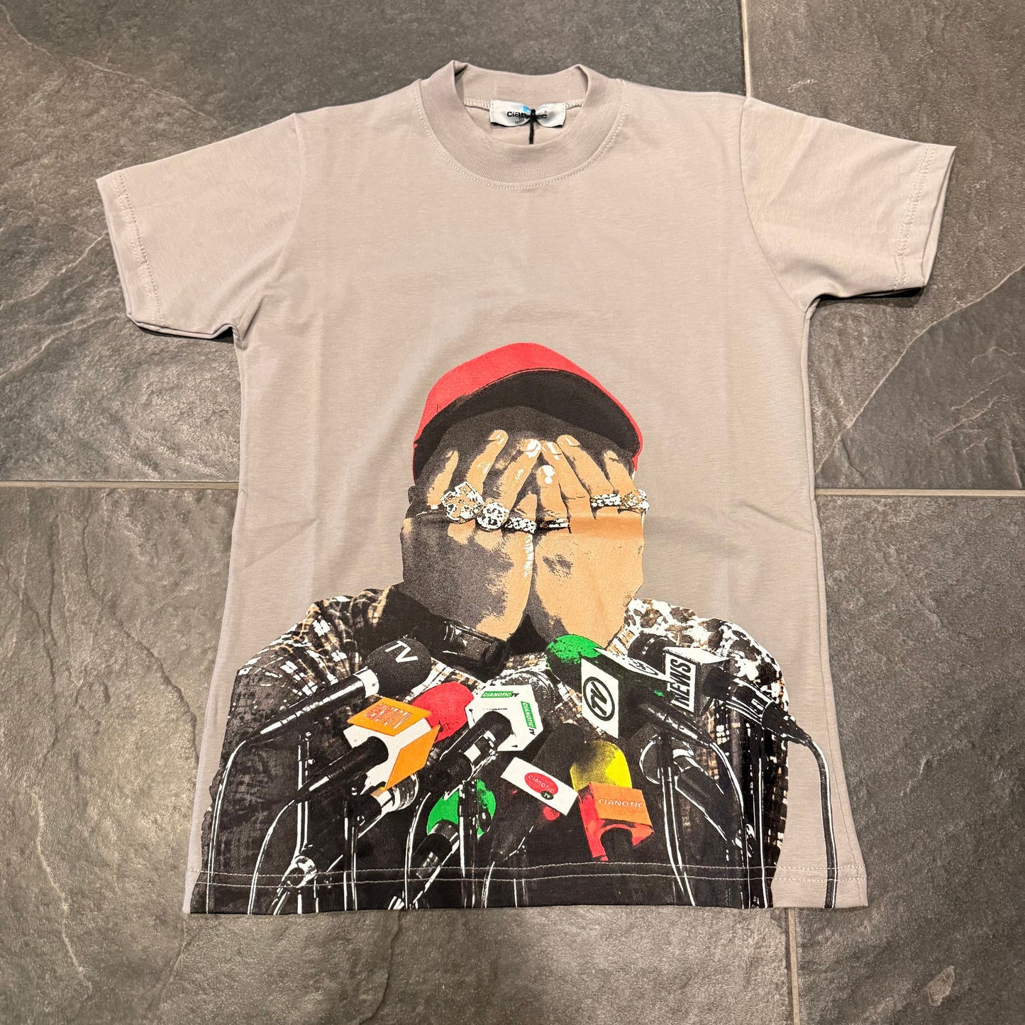 G.E.O T-SHIRT CIANOTIC FERRO - T-shirt bimbo - CIANOTIC