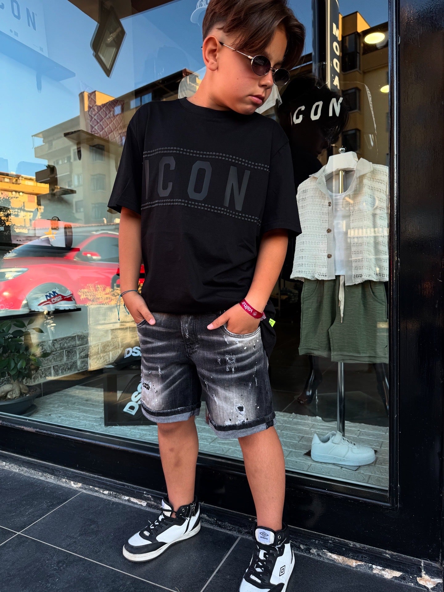 CB D125 BLACK - short bimbo - CIANOTIC