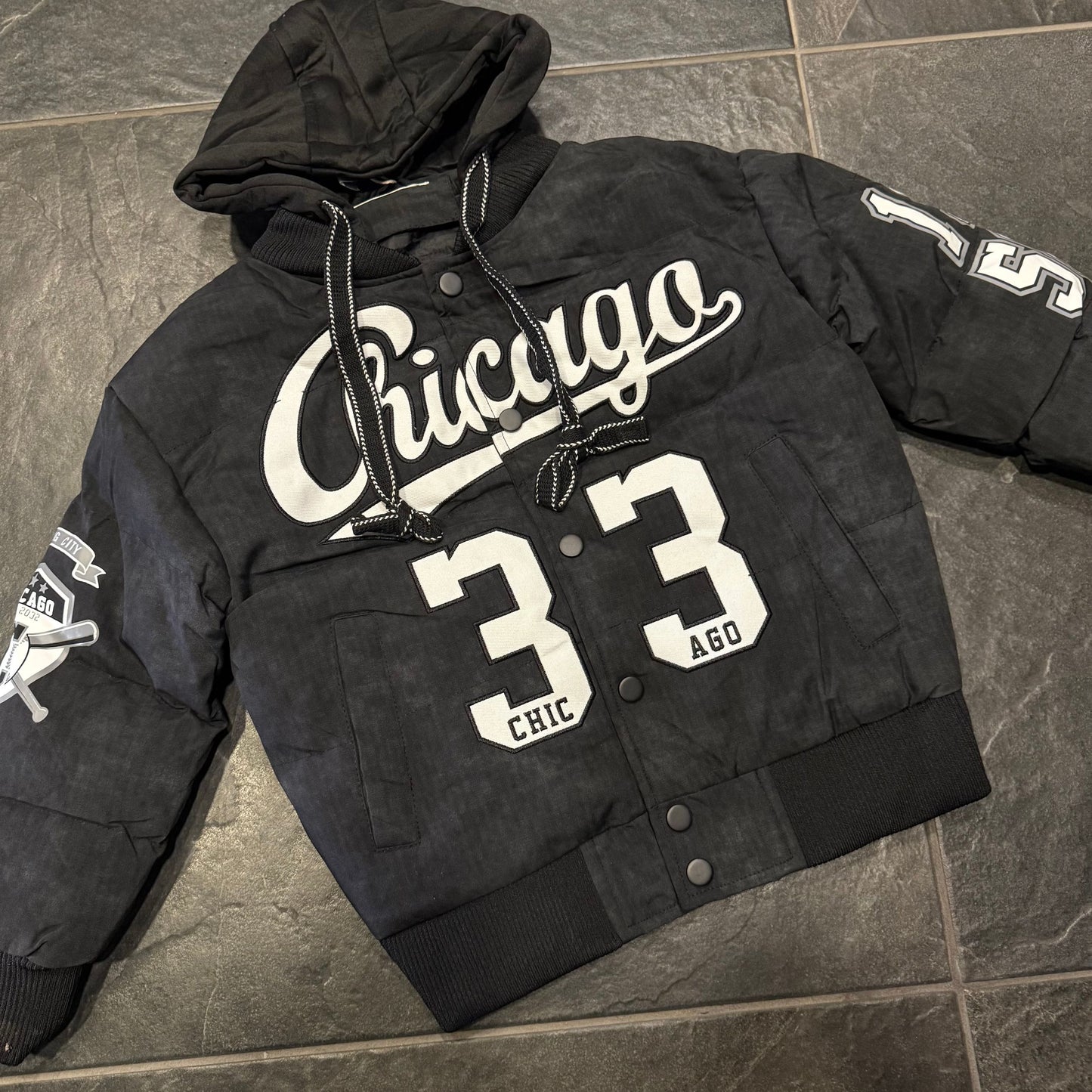 SZ142 GIUBBINO NERO - GIUBBINO BIMBO - IO CHICO