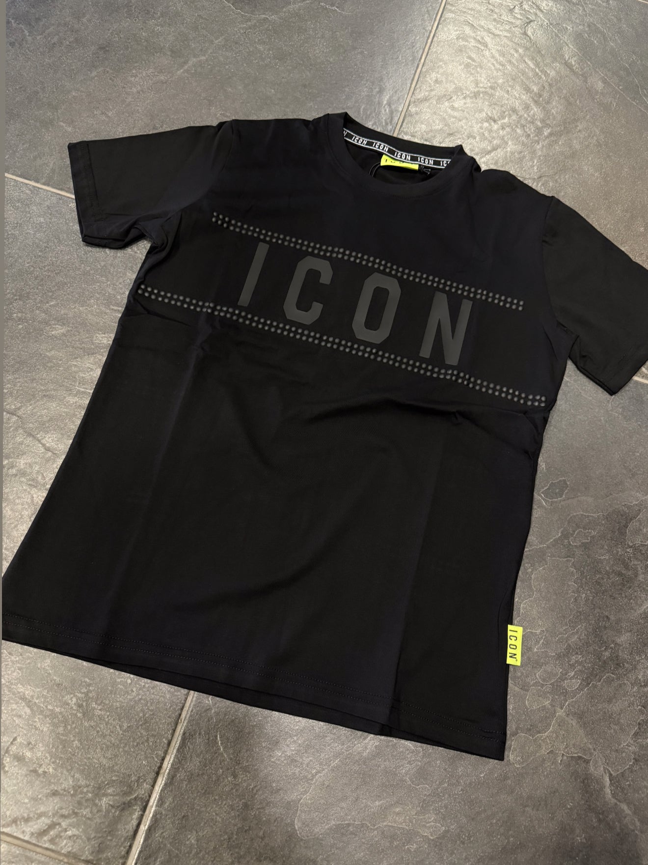 ICUS2S5T048 T-SHIRT ICON NERA - T-shirt uomo - icon