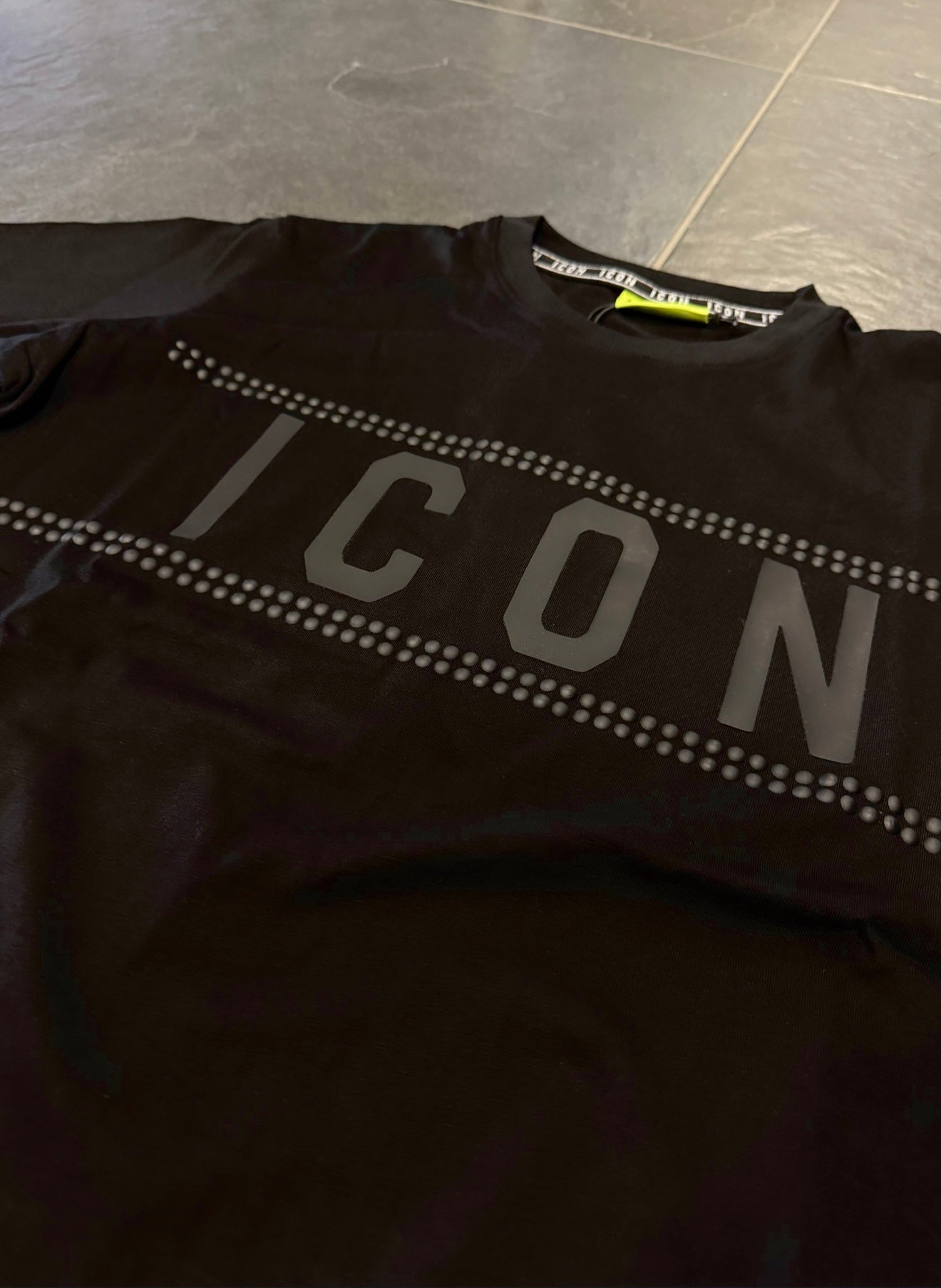 ICUS2S5T048 T-SHIRT ICON NERA - T-shirt uomo - icon